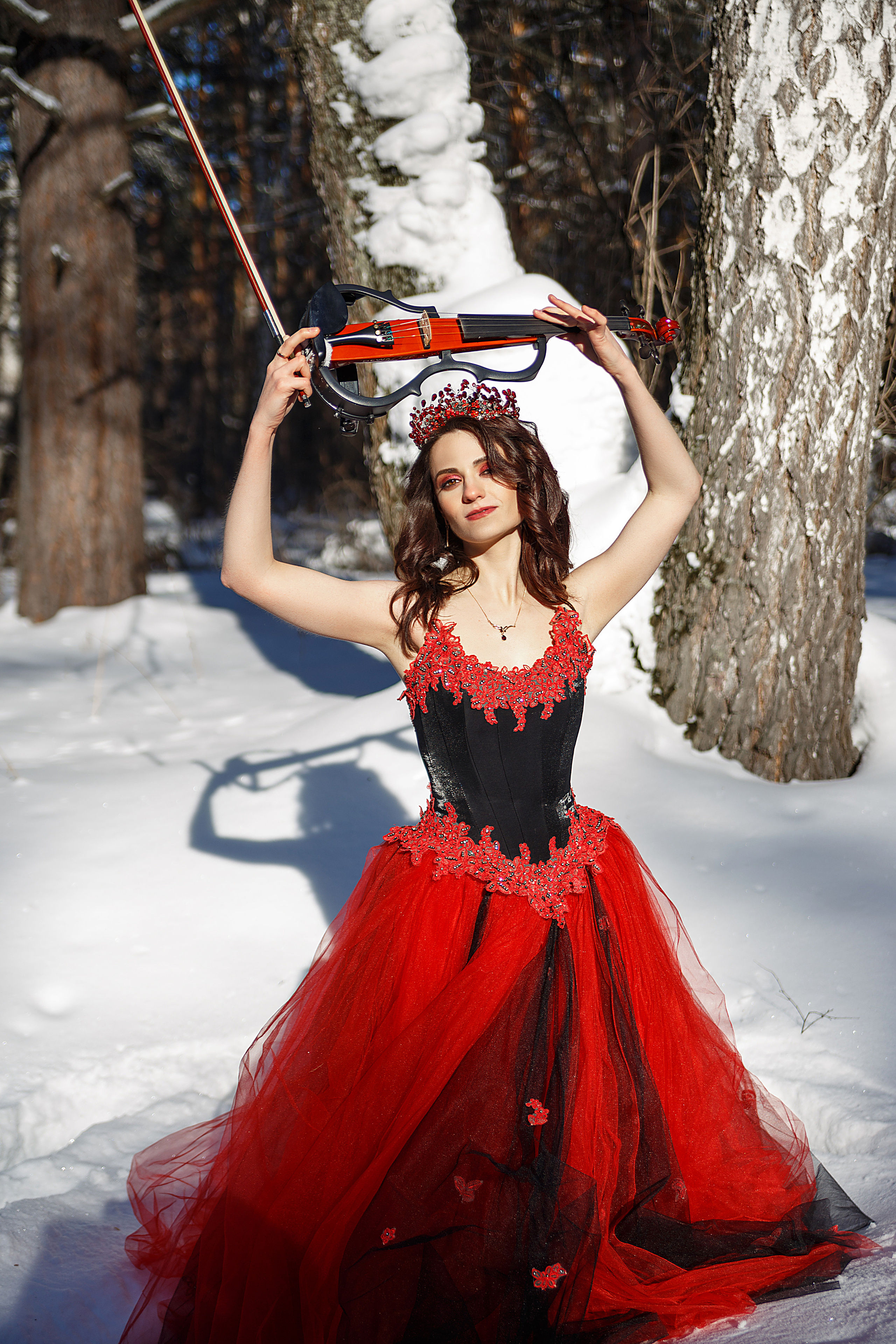 Морозная скрипка. Женский фотограф в Кемерово Мария Чернявская