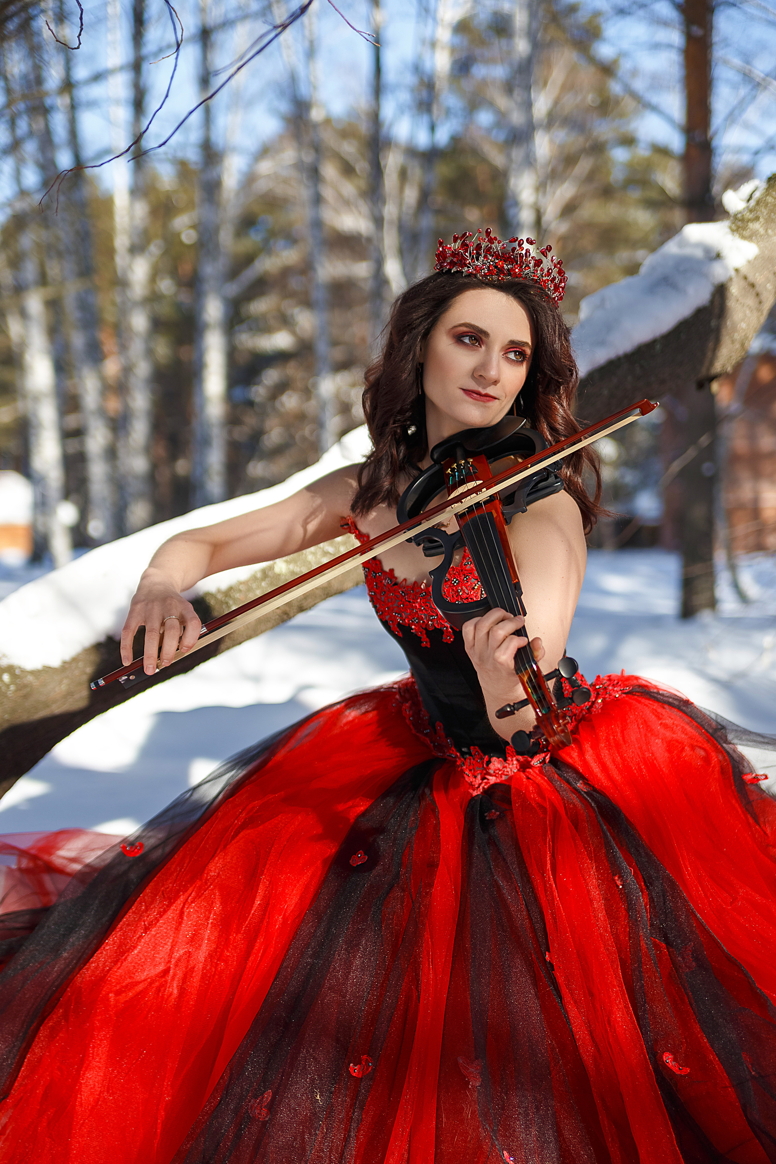 Морозная скрипка. Женский фотограф в Кемерово Мария Чернявская