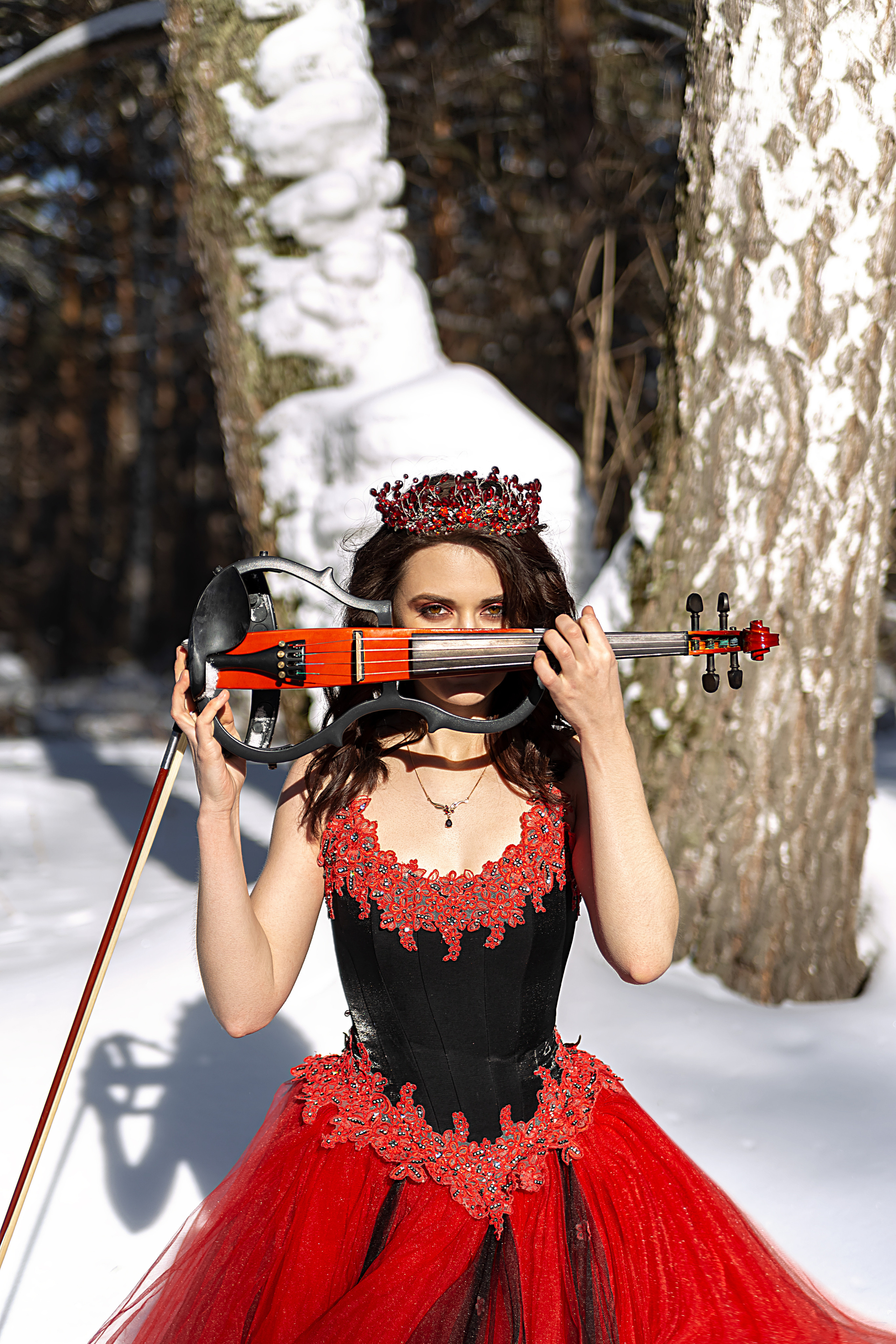 Морозная скрипка. Женский фотограф в Кемерово Мария Чернявская