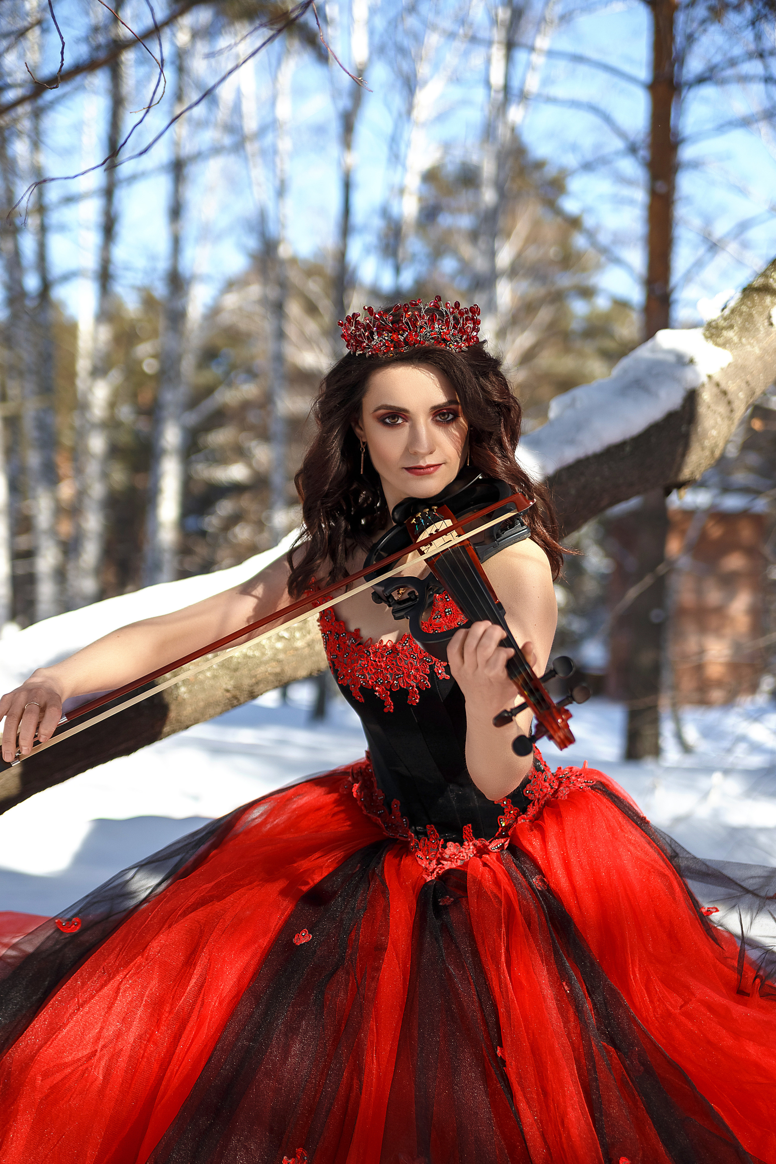 Морозная скрипка. Женский фотограф в Кемерово Мария Чернявская