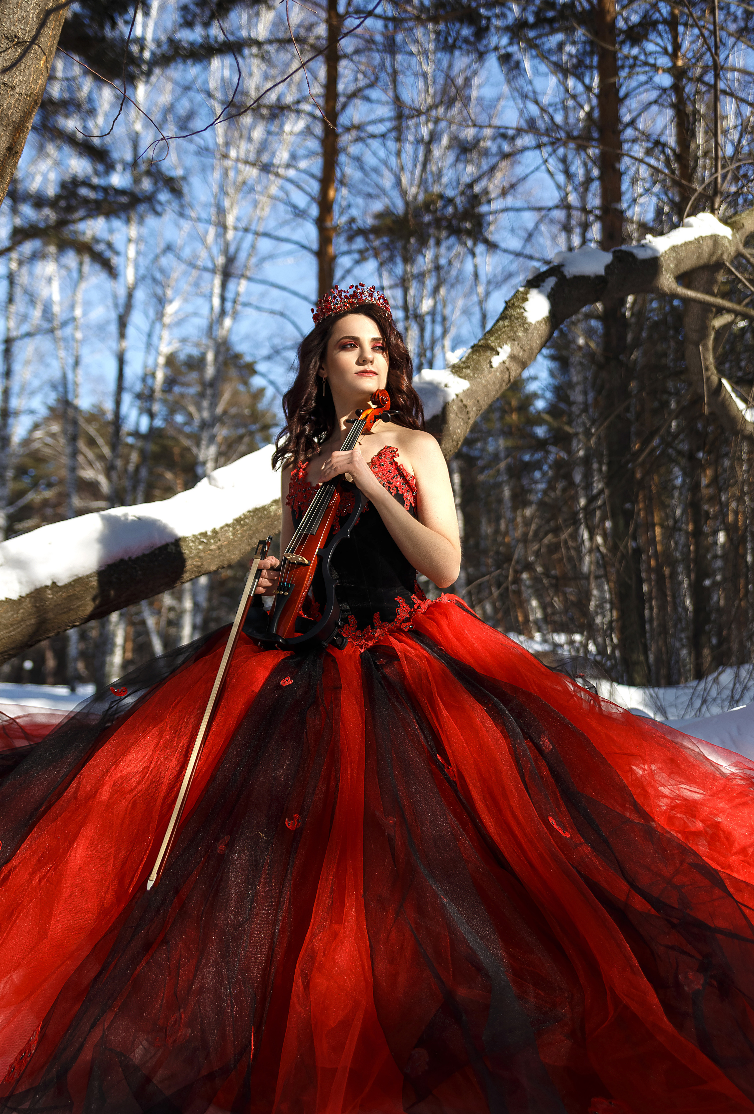 Морозная скрипка. Женский фотограф в Кемерово Мария Чернявская