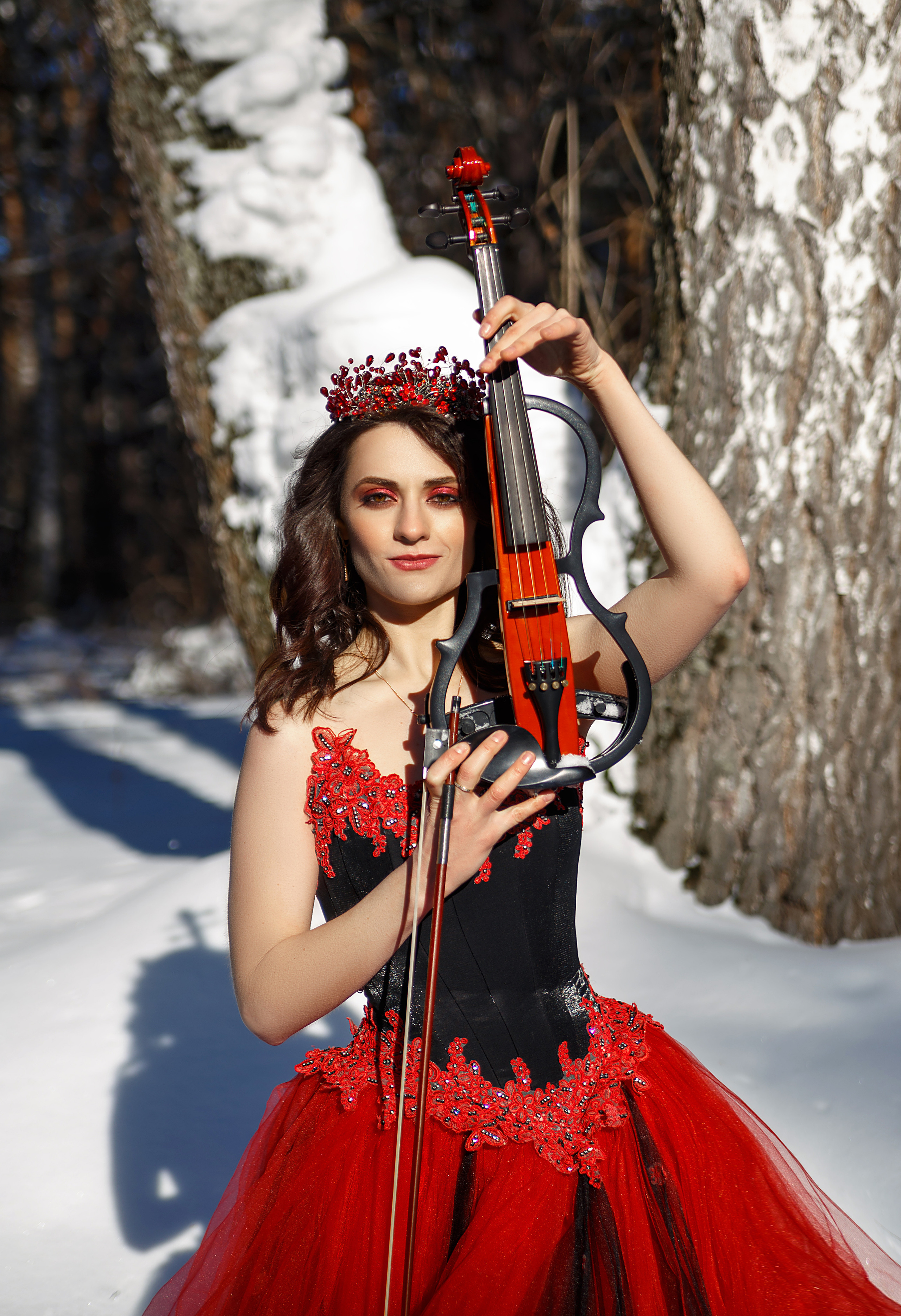Морозная скрипка. Женский фотограф в Кемерово Мария Чернявская