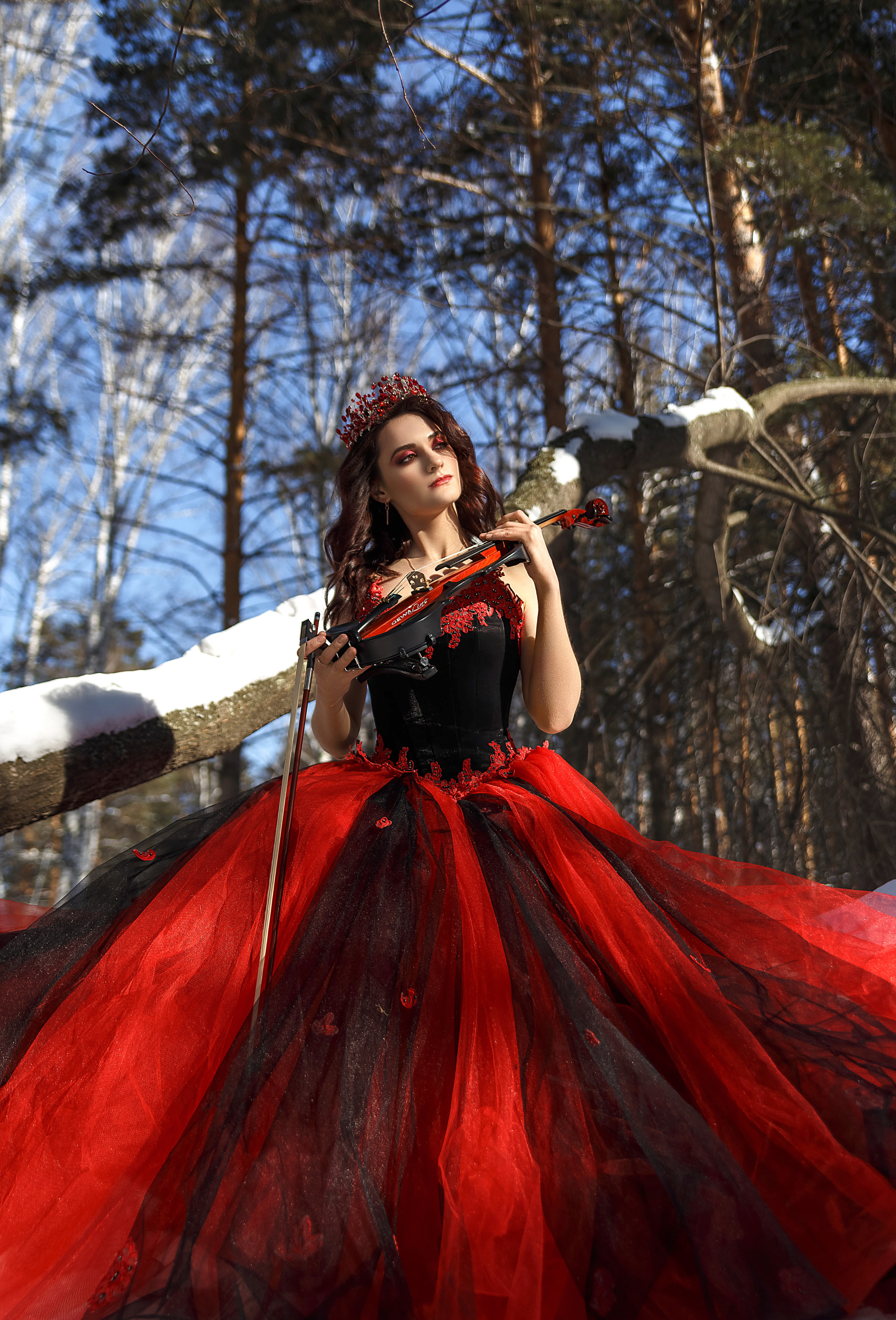 Морозная скрипка. Женский фотограф в Кемерово Мария Чернявская