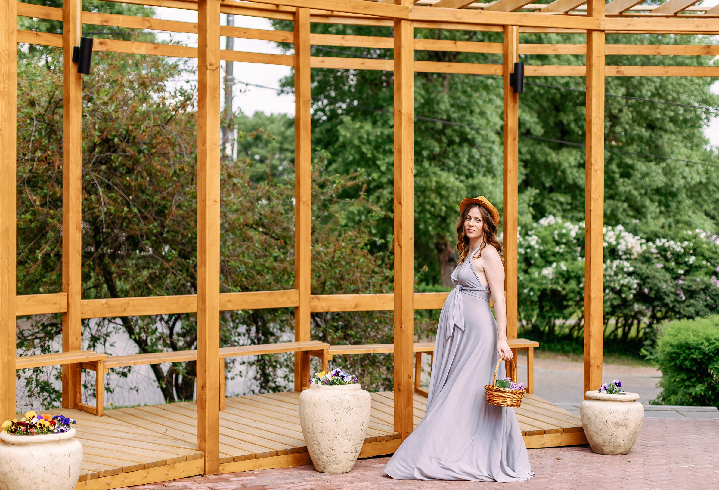 Фотосессия беременности в парке. Семейный Фотограф в Москве Евгения Симоненко