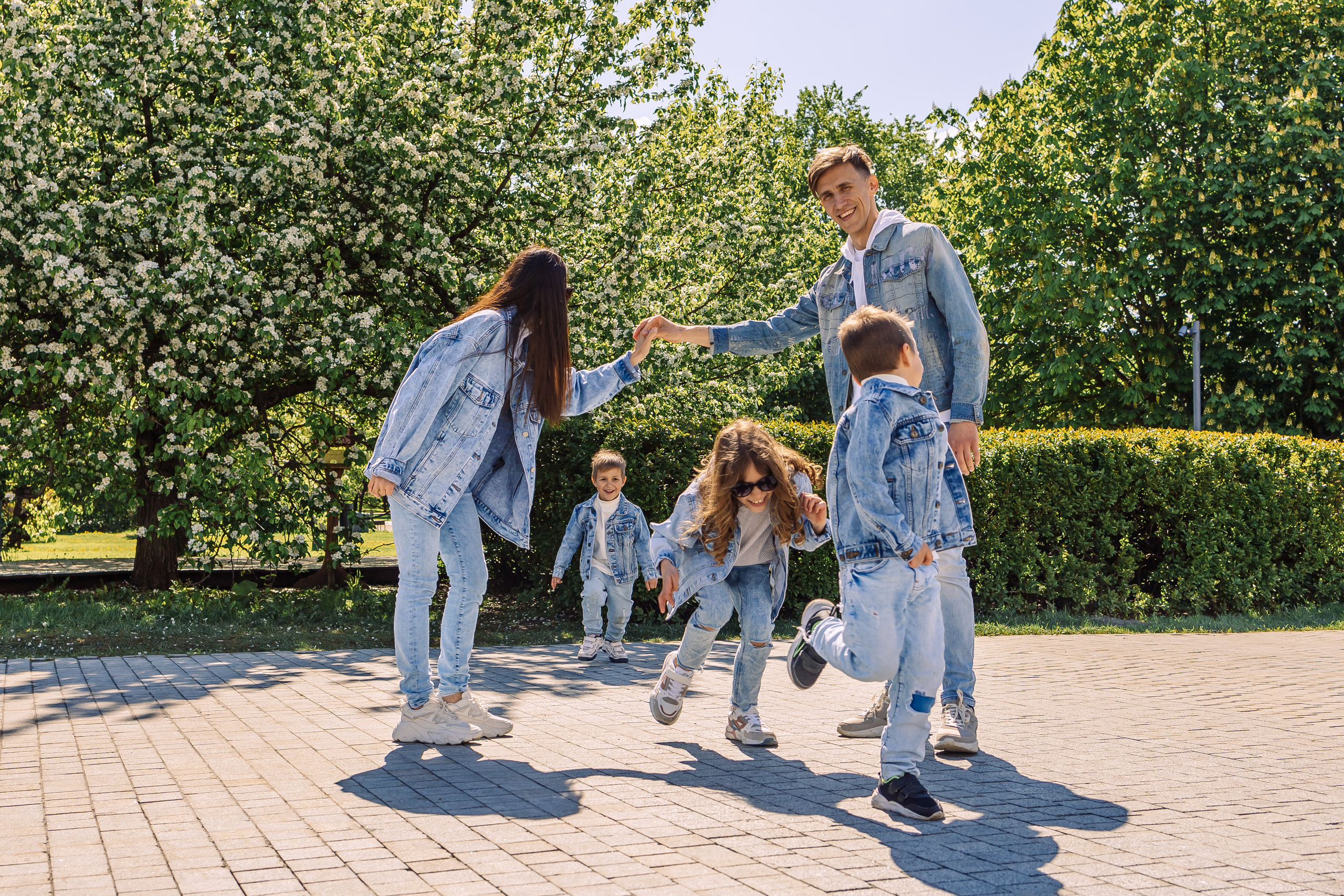 Семейная прогулка в парке Музеон