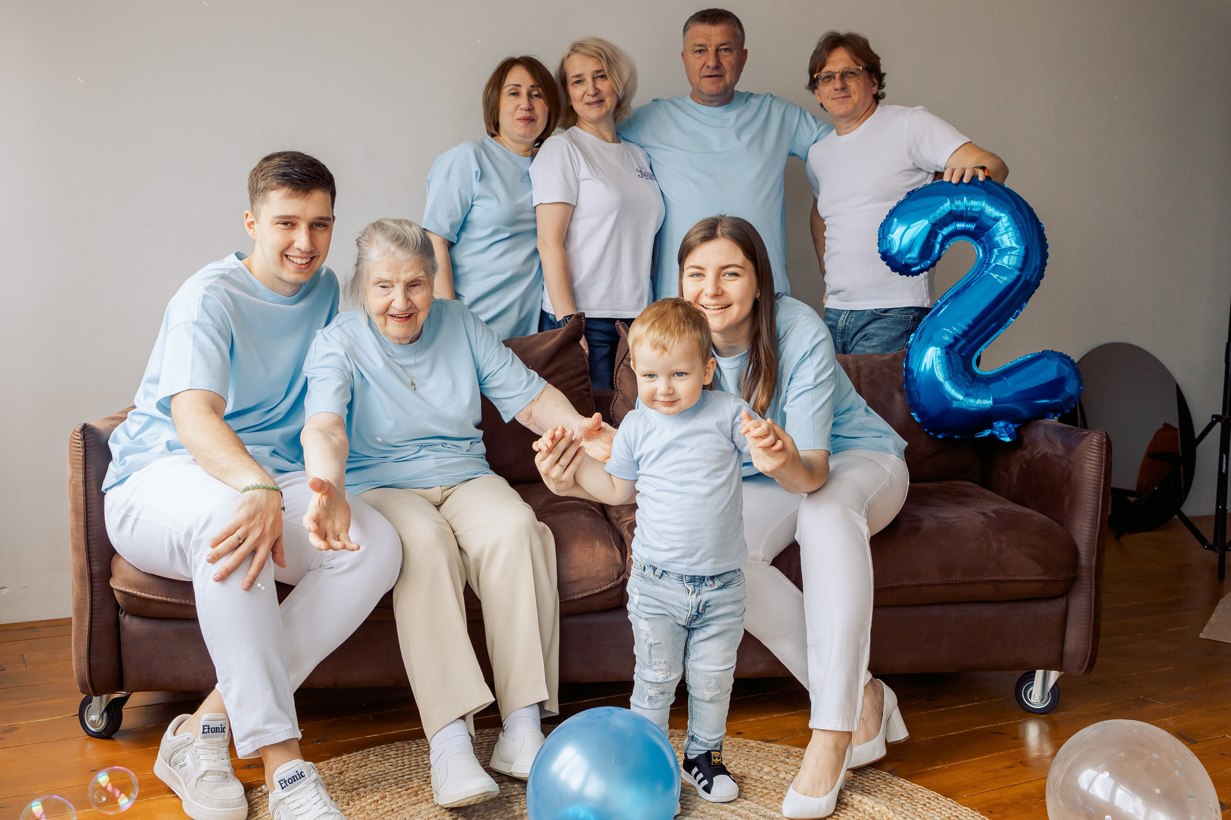 семейная фотосессия праздника