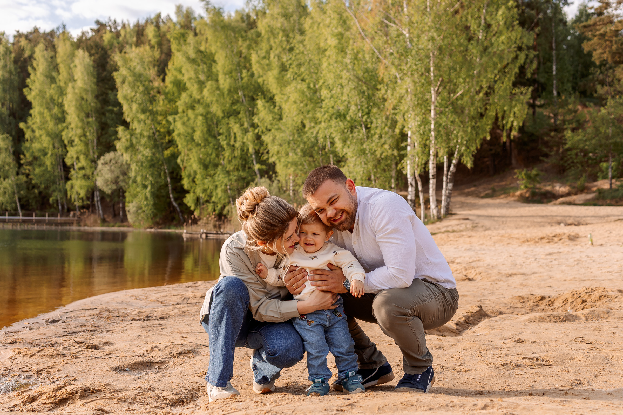 Семейная фотосессия на природе. Семейный Фотограф в Москве Евгения Симоненко