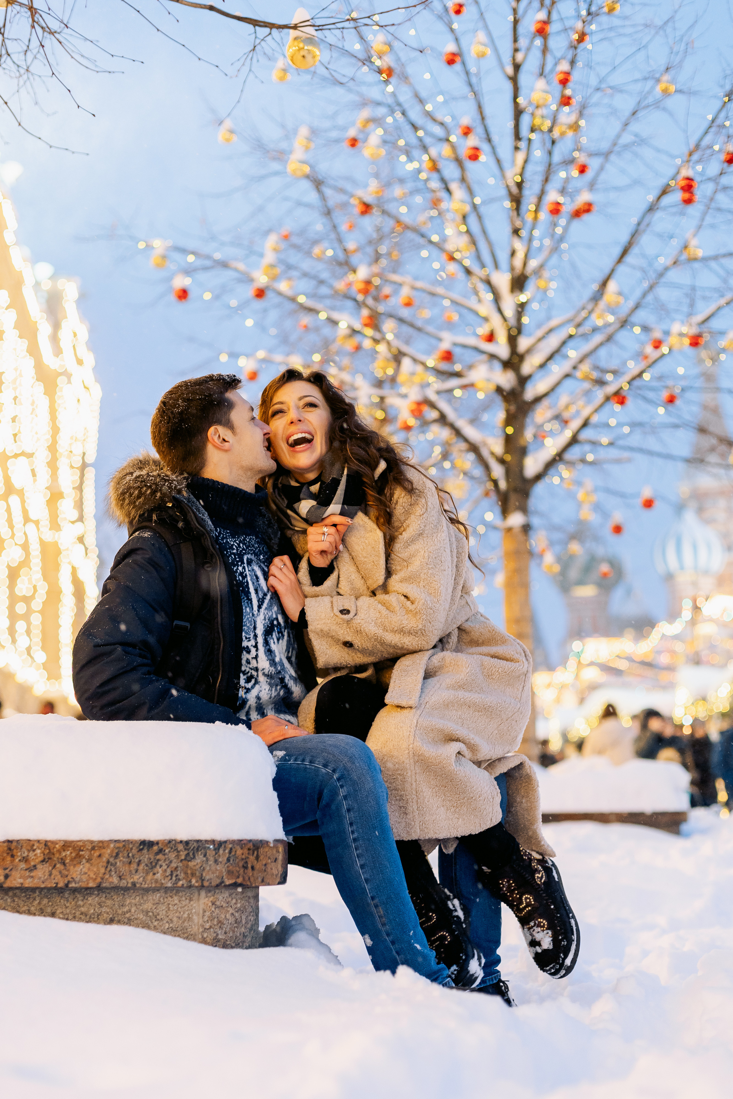 Love Story у ГУМа. Семейный Фотограф в Москве Евгения Симоненко