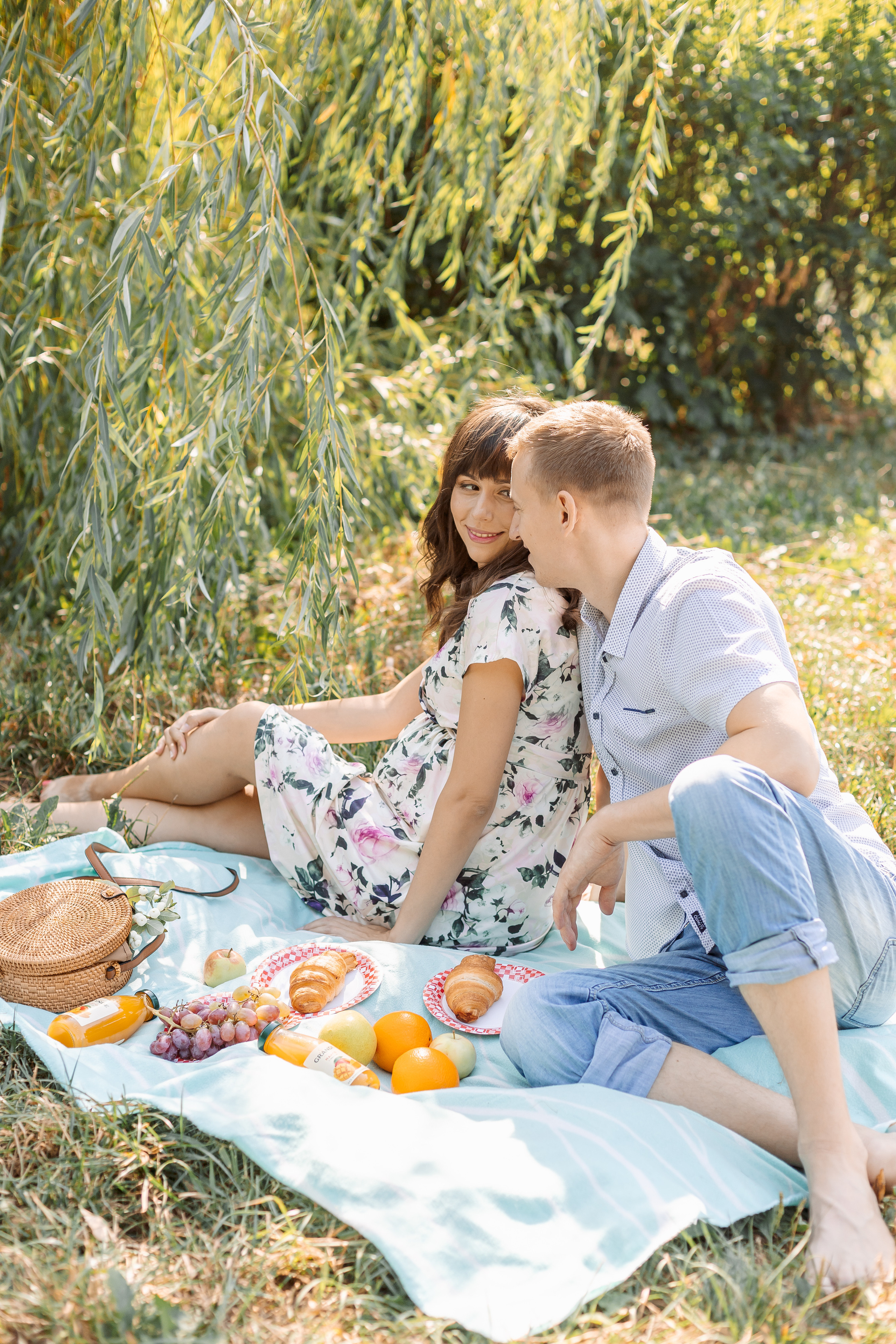 Фотосессия беременности в парке. Семейный Фотограф в Москве Евгения Симоненко