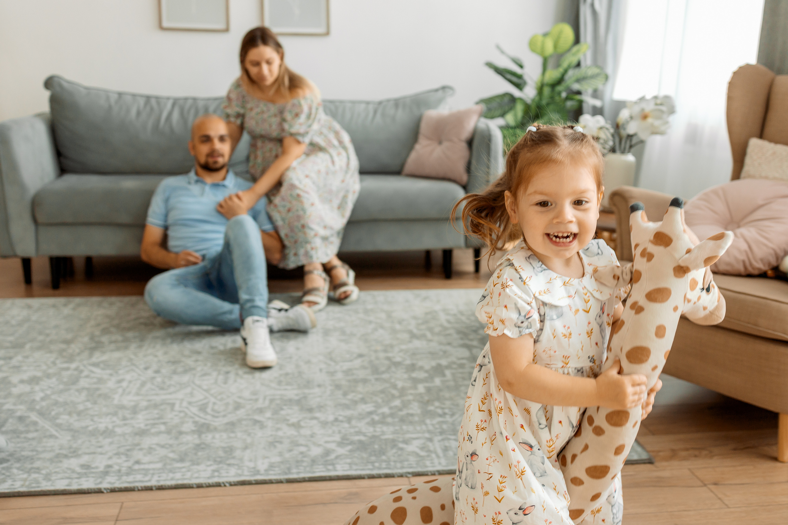 Семейная фотосессия в студии Москвы. Семейный Фотограф в Москве Евгения Симоненко