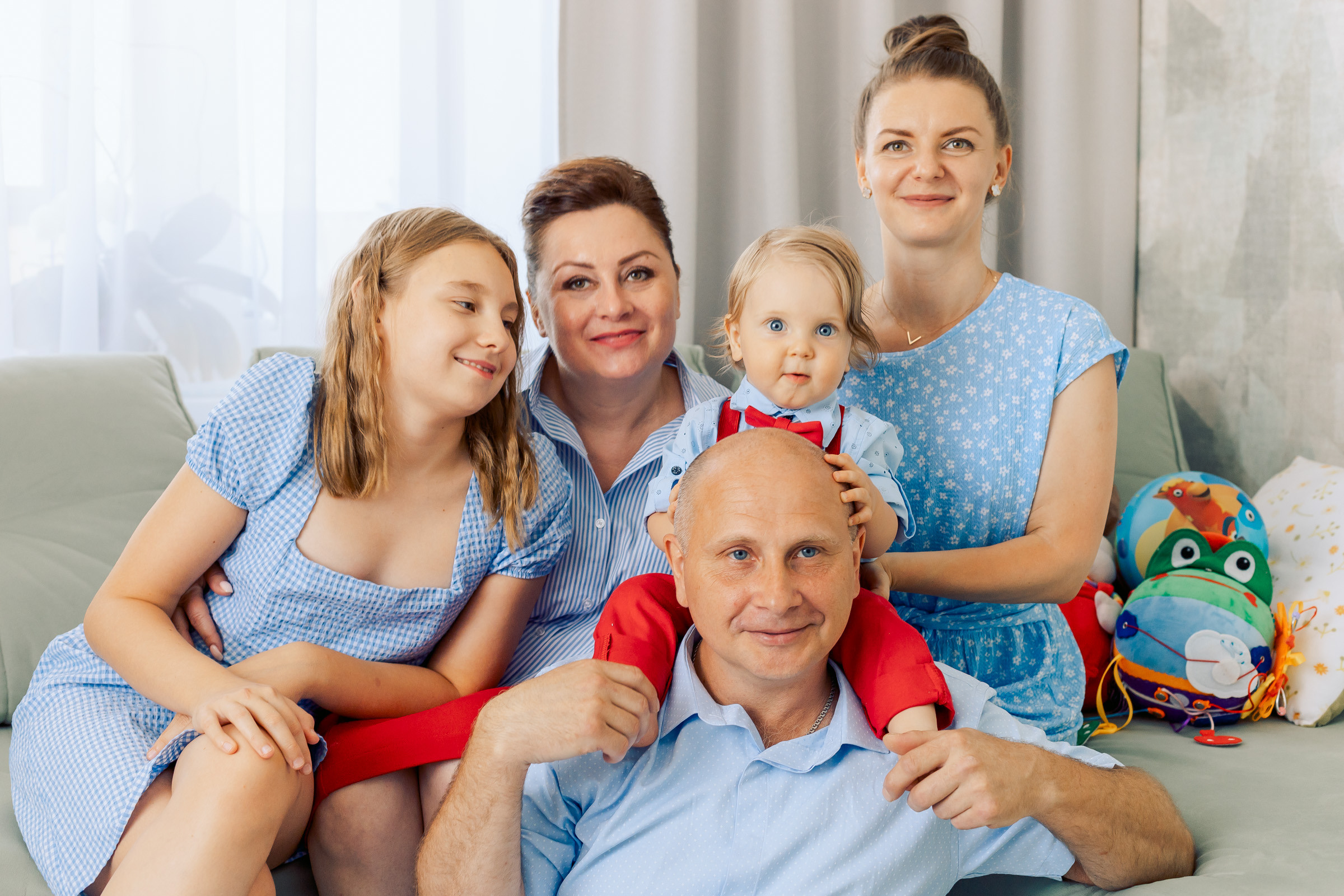 Первый день рождения малыша. Семейный Фотограф в Москве Евгения Симоненко