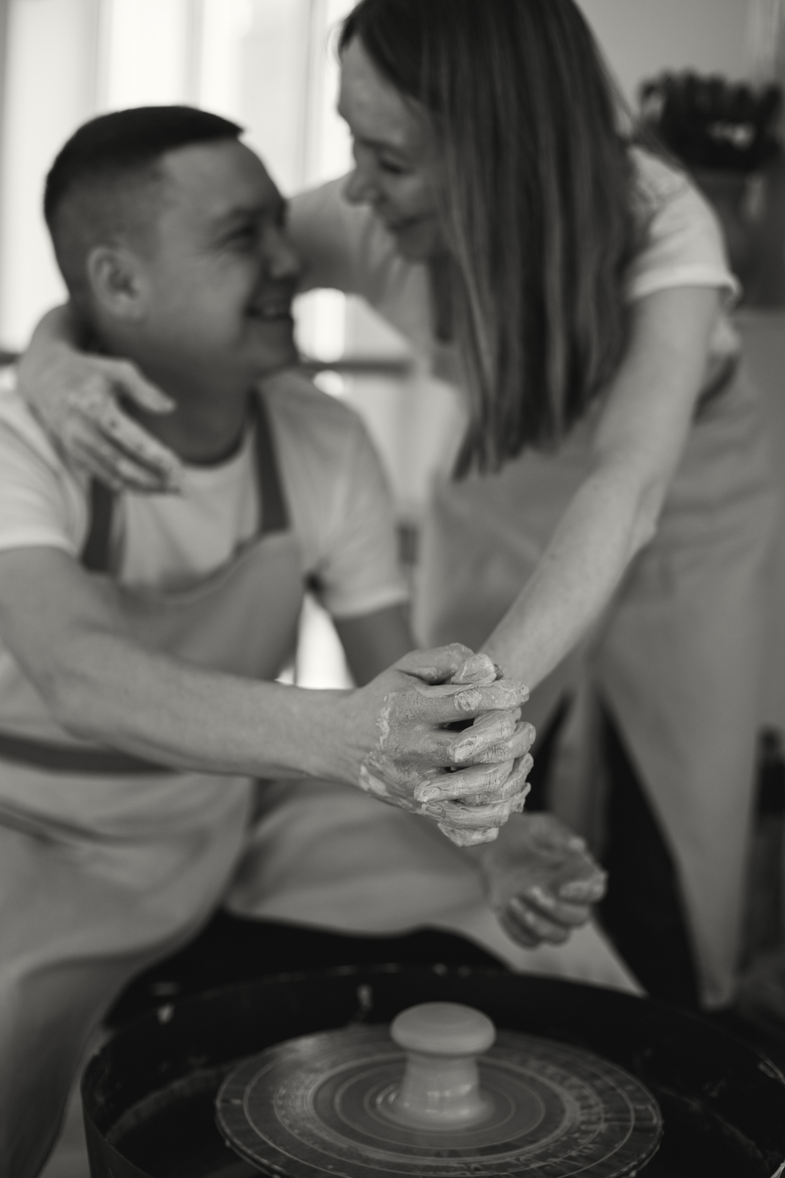 Свидание в гончарной мастерской. Семейный Фотограф в Москве Евгения Симоненко