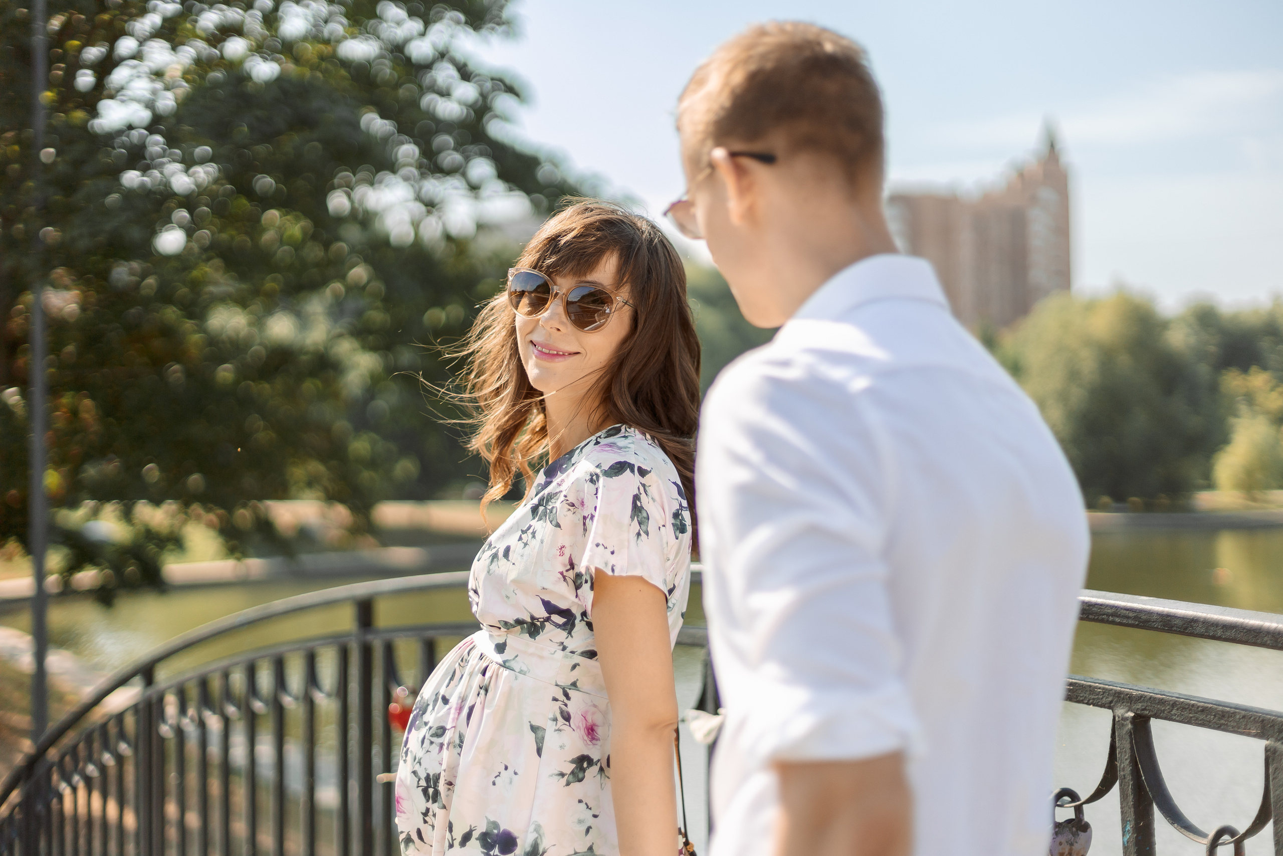 Фотосессия беременности в парке. Семейный Фотограф в Москве Евгения Симоненко
