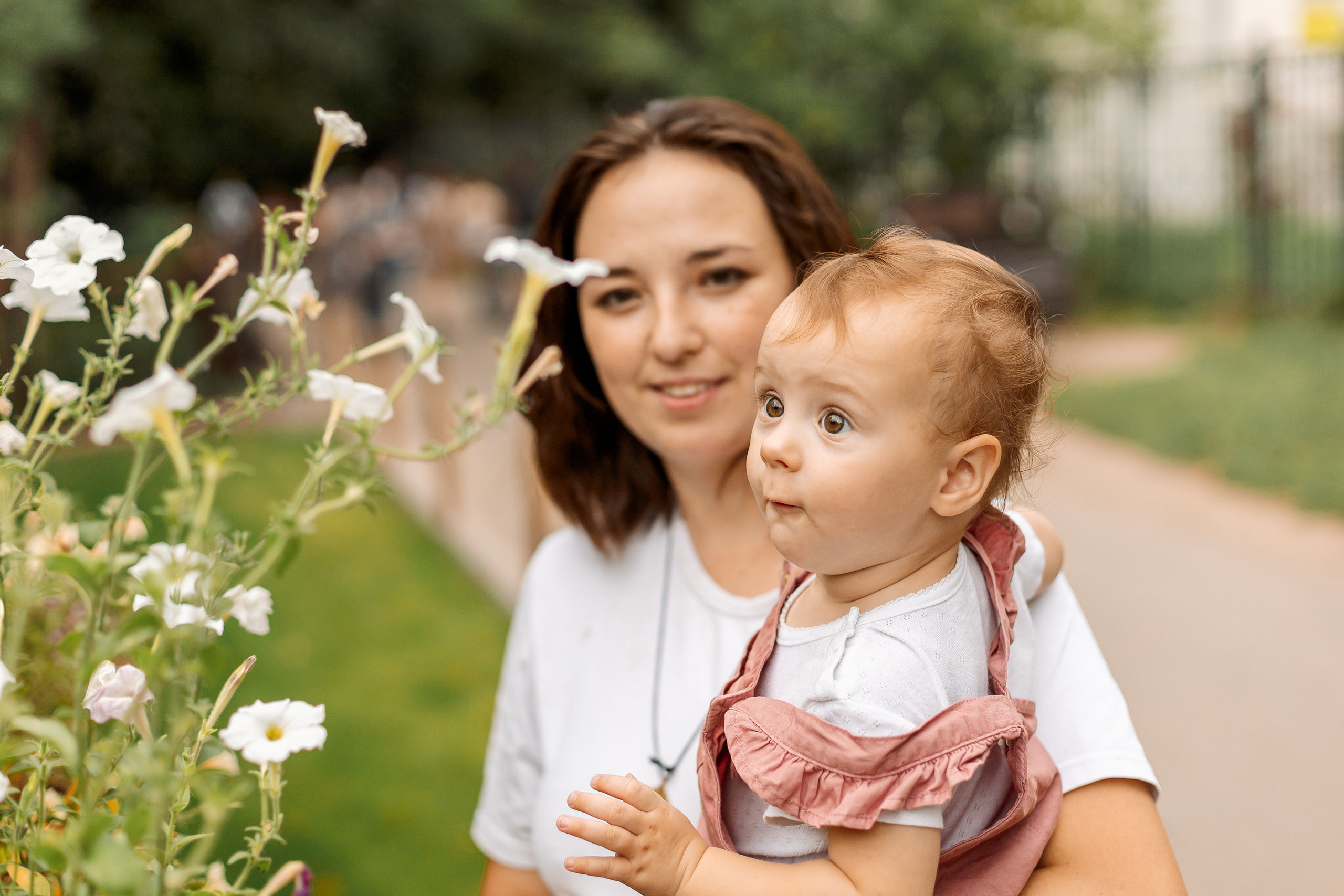 Мама и дочка в парке Кузьминки. Семейный Фотограф в Москве Евгения Симоненко