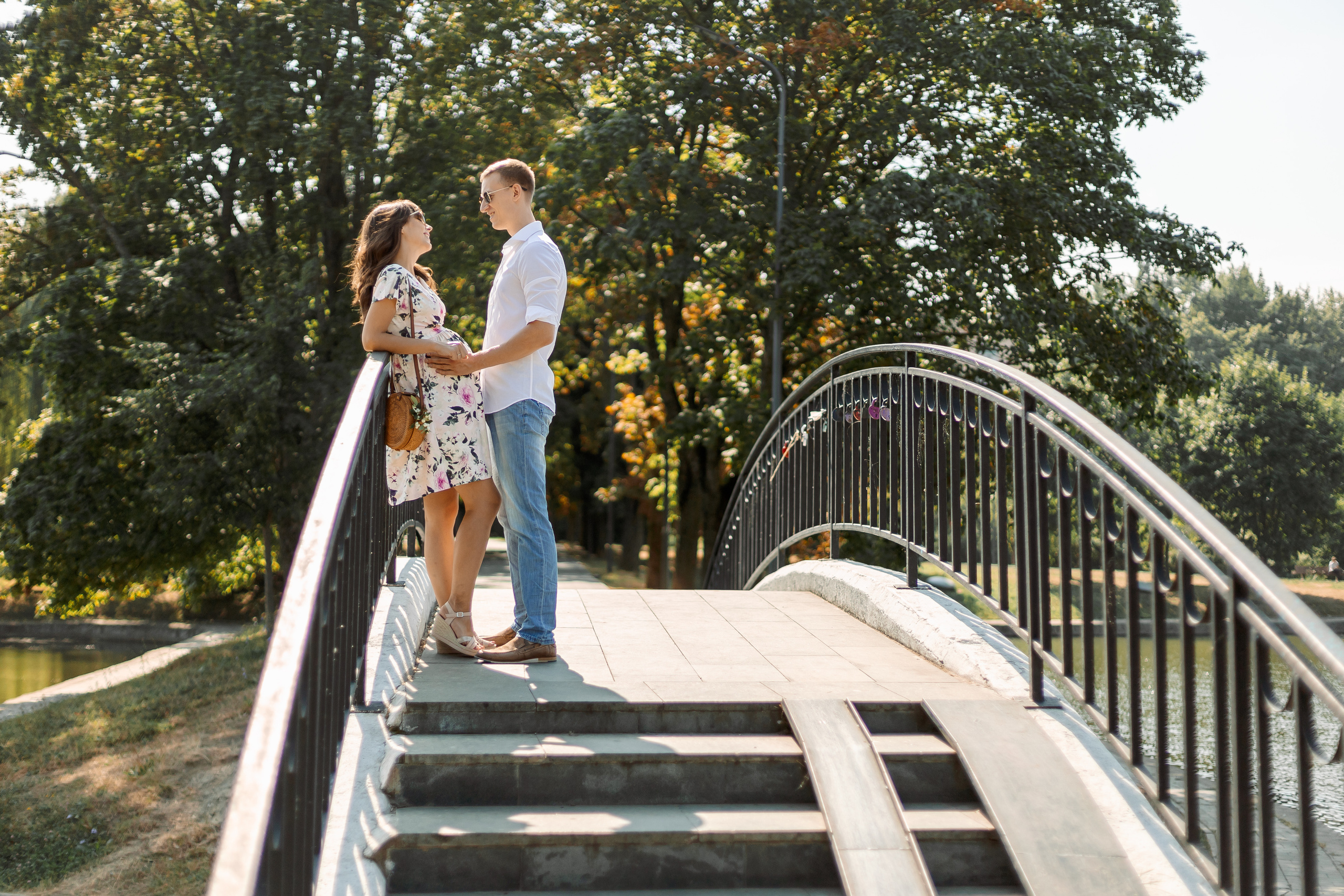 Фотосессия беременности в парке. Семейный Фотограф в Москве Евгения Симоненко
