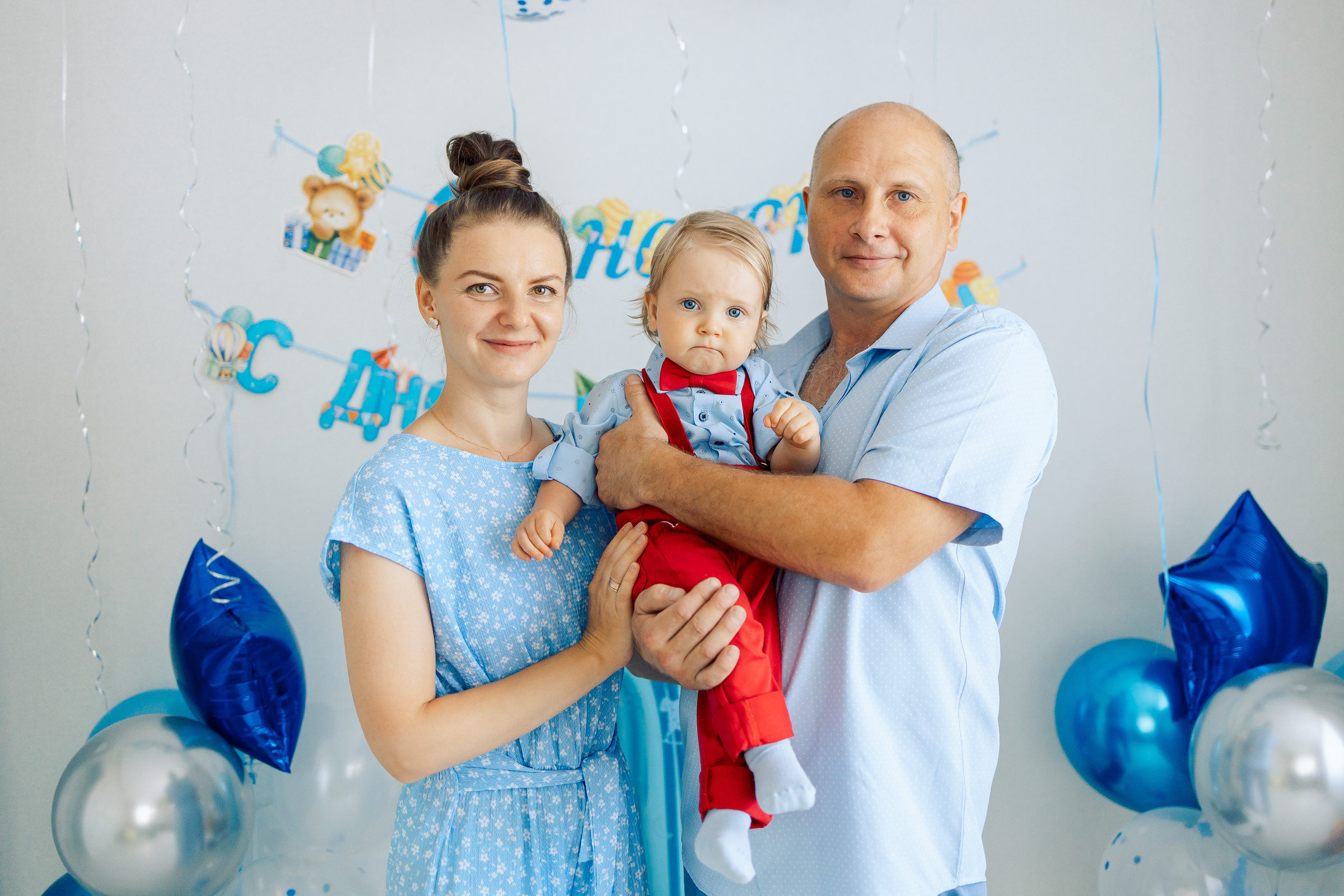 Первый день рождения малыша. Семейный Фотограф в Москве Евгения Симоненко