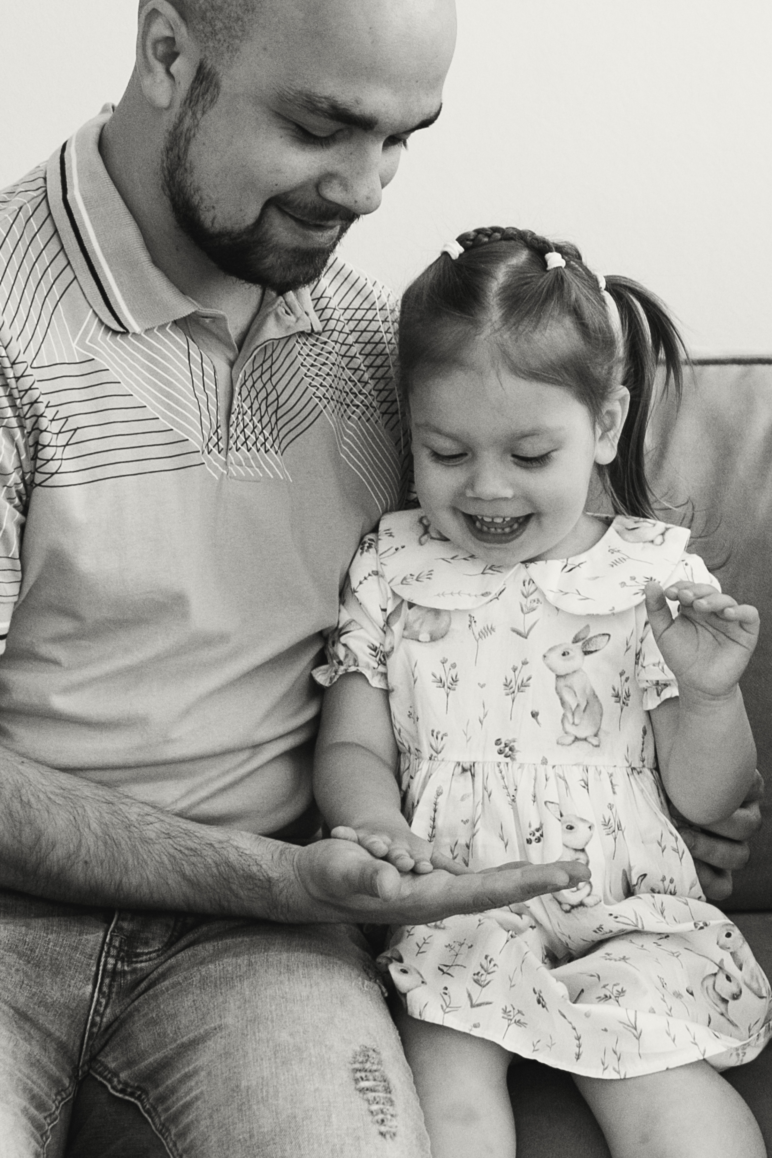 фотосессия папы и дочки