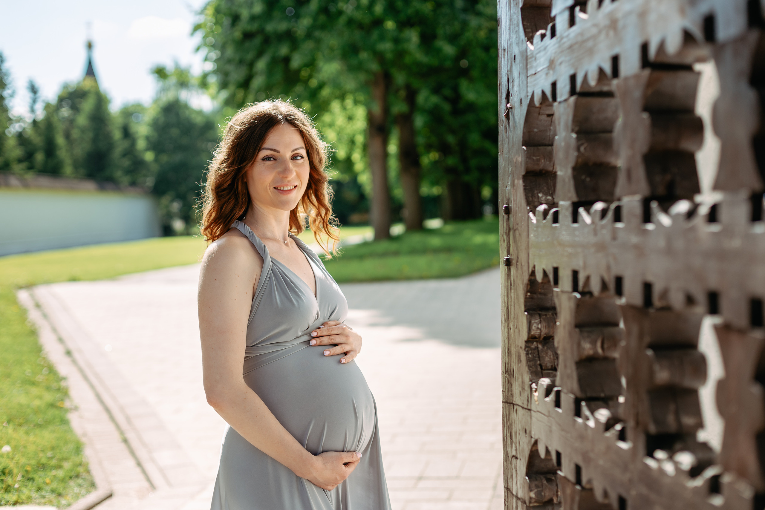 Фотосессия беременности в парке. Семейный Фотограф в Москве Евгения Симоненко