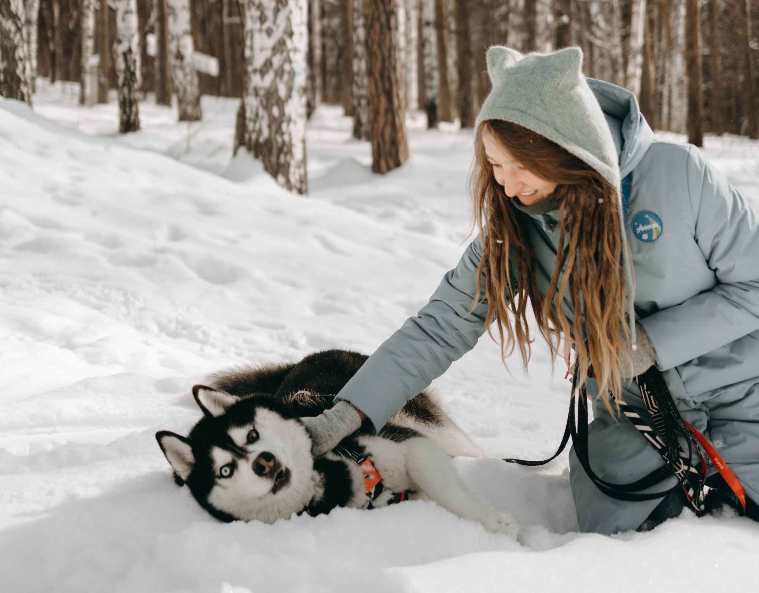 Анна и Вегас. Фотограф-анималист в Екатеринбурге | Кристина