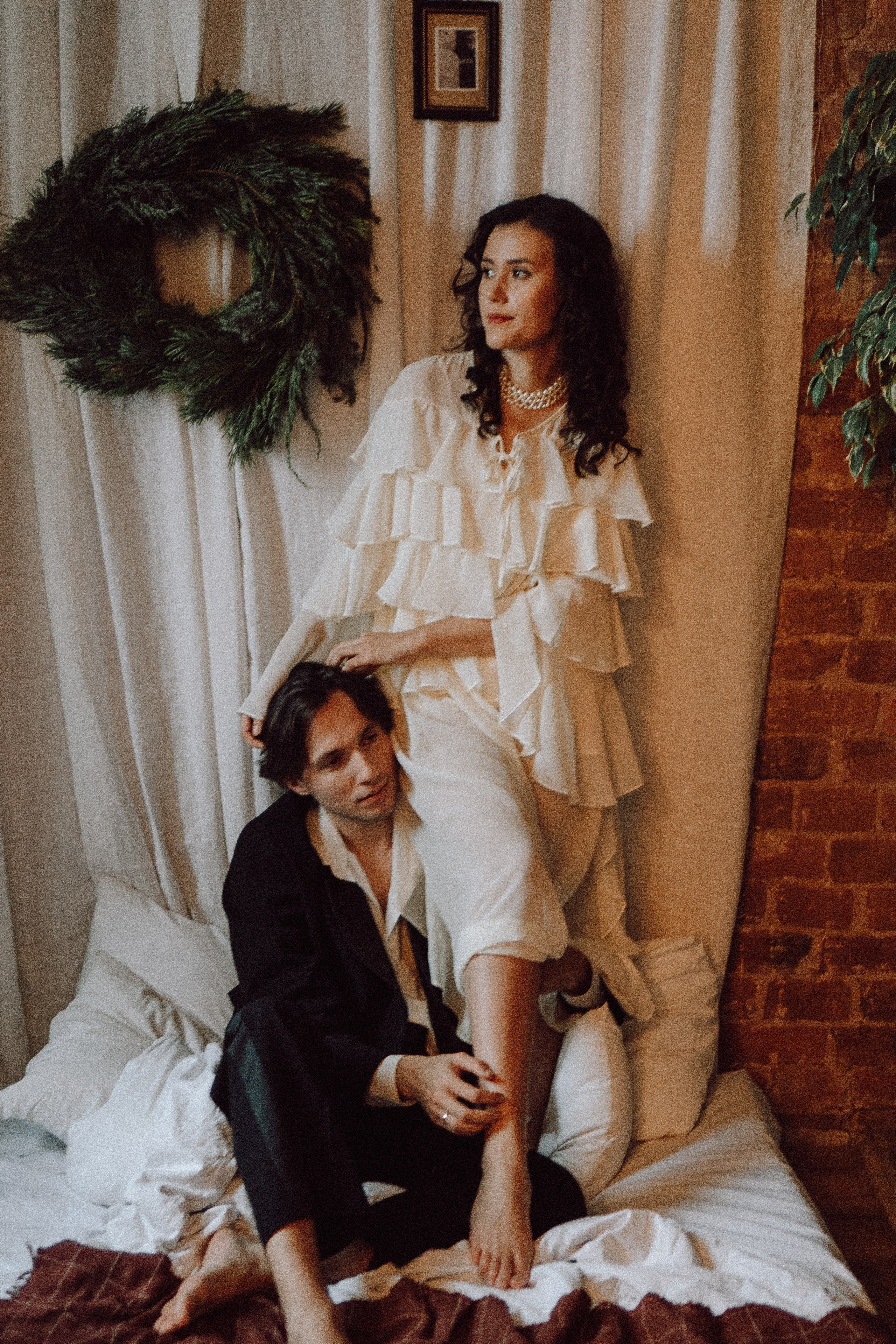 УТРО ЖЕНИХА И НЕВЕСТЫ В ФОТОСТУДИИ И ОСНОВНАЯ ФОТОСЕСИСИЯ ЗИМОЙ. Профессиональный фотограф, Санкт-Петербург — Виктория Богомолова