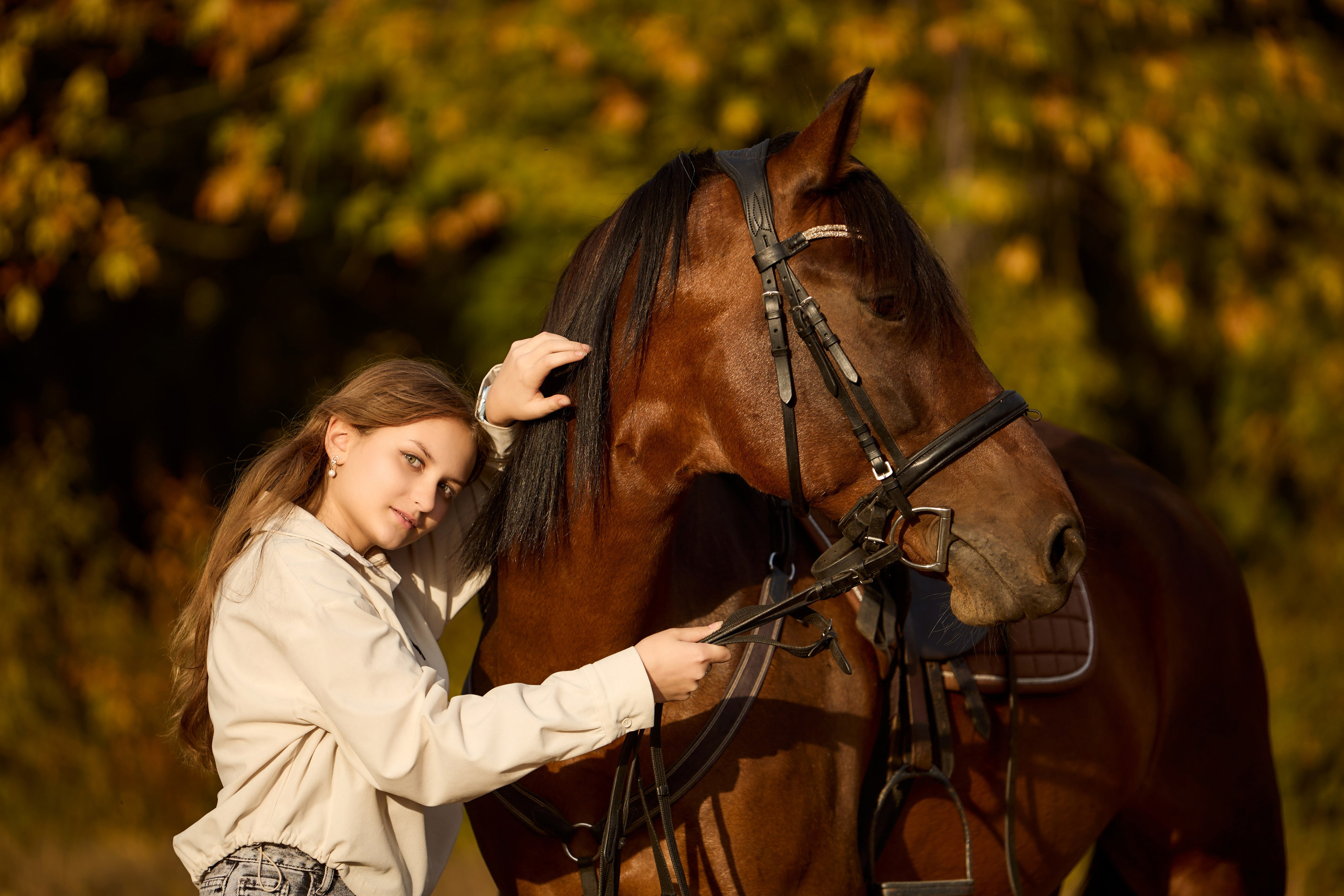 С ЛОШАДКОЙ. Фотограф Татаринов Андрей (Донецк / Макеевка)