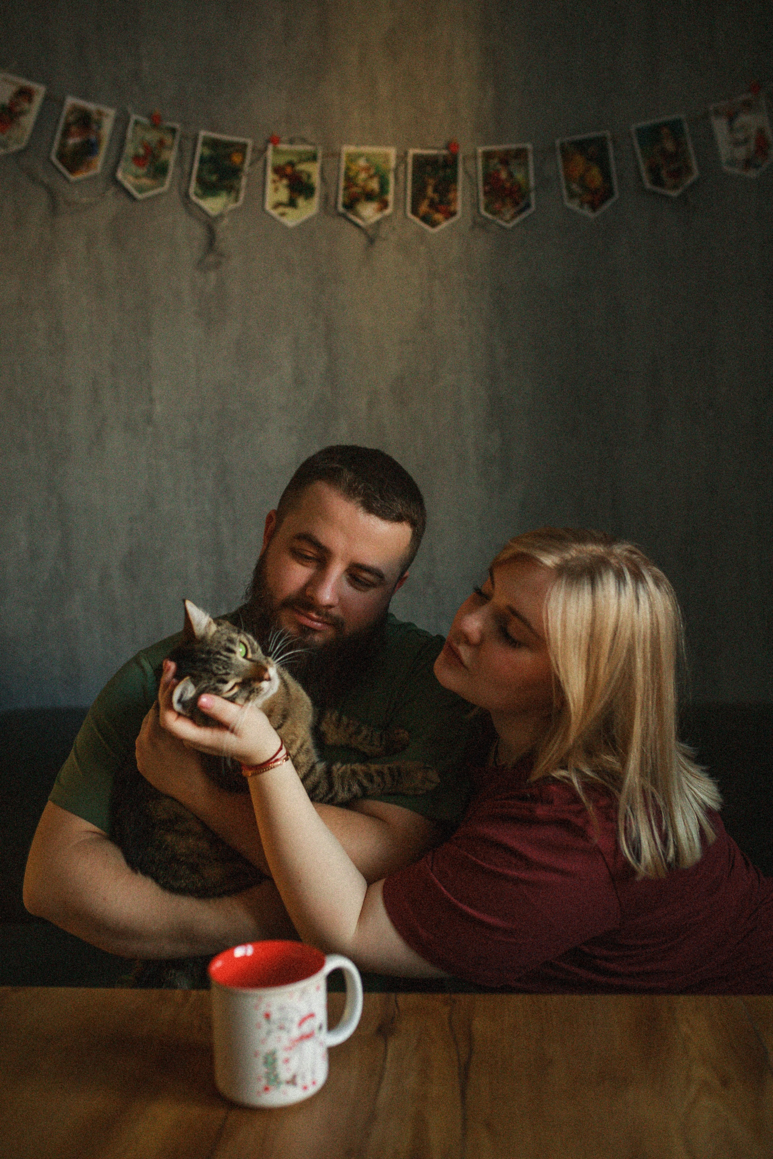 Домашняя ♥ Настя, Стас и кот Василий. Фотограф Тверь. Свадебные, семейные, индивидуальные фотосессии