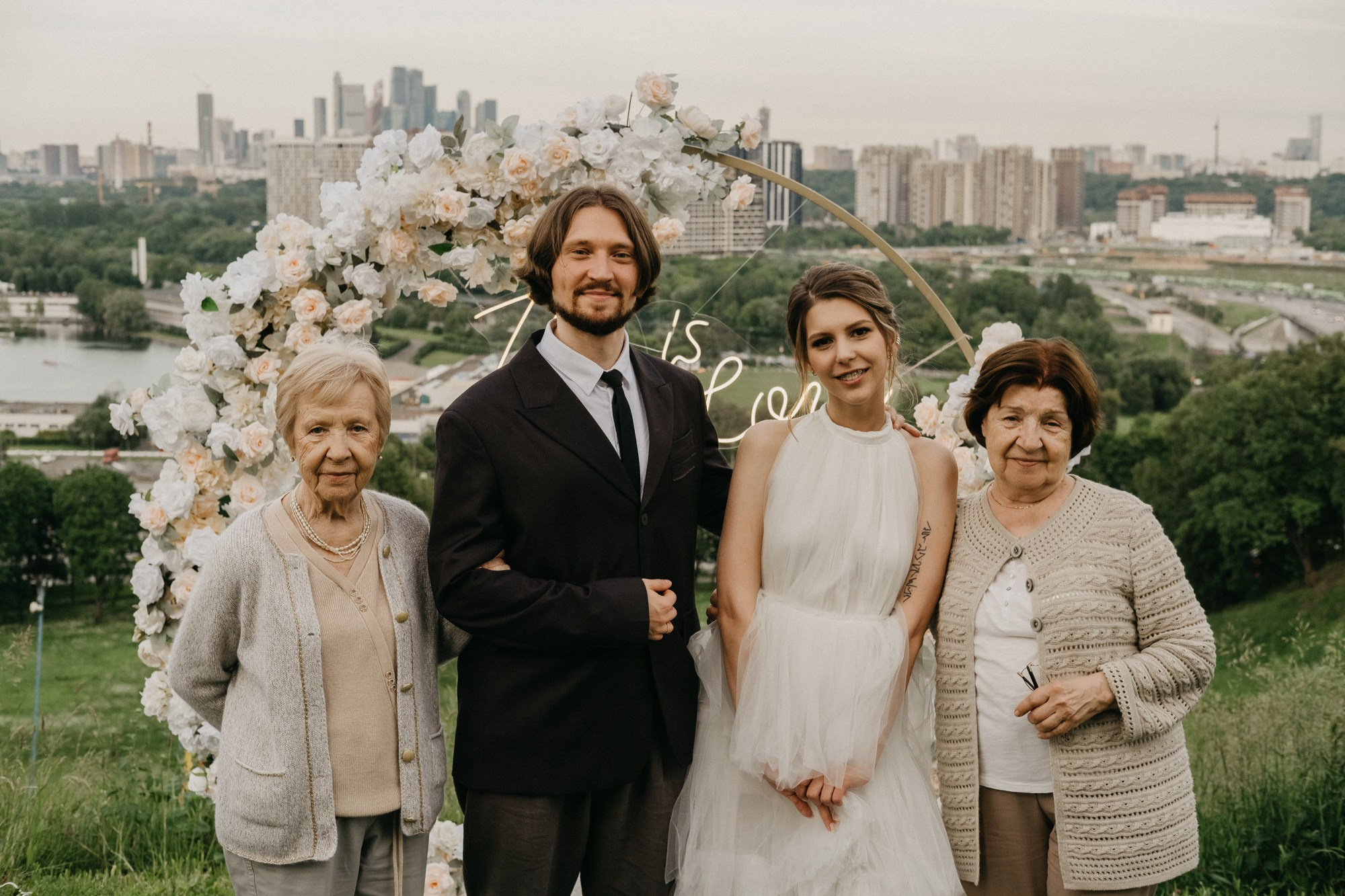 На высоте. Свадебный фотограф Александра Тюлякова