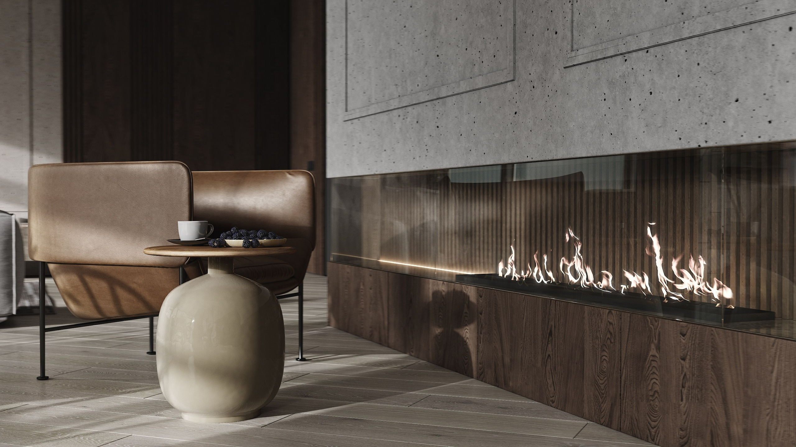 Hudson apartment | for Broken Concept LLC. Interior visualisation | avocado.render