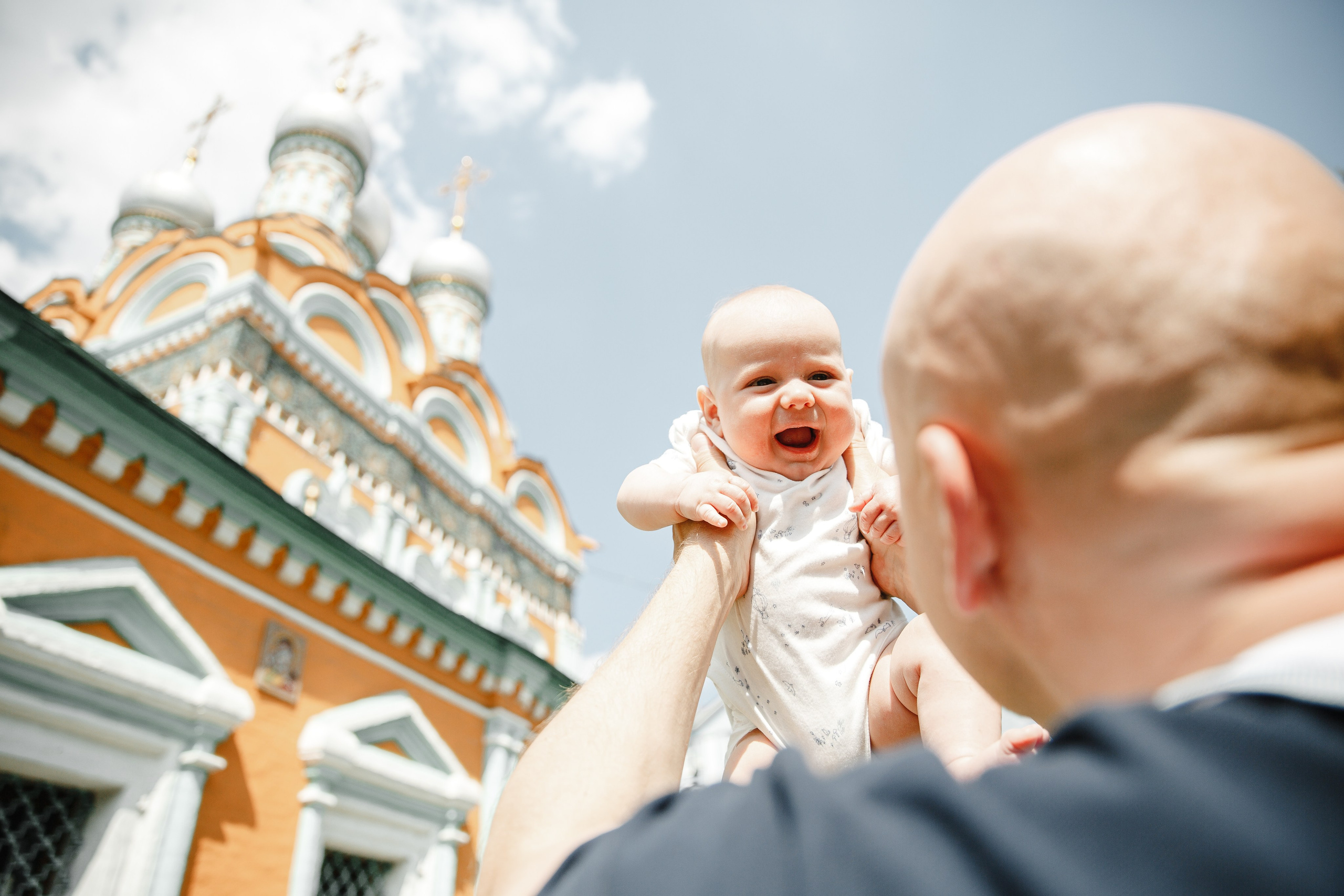 Крещение в Храме Григория Неокесарийского на Б. Полянке в Москве. Фотограф на Крещение Москва