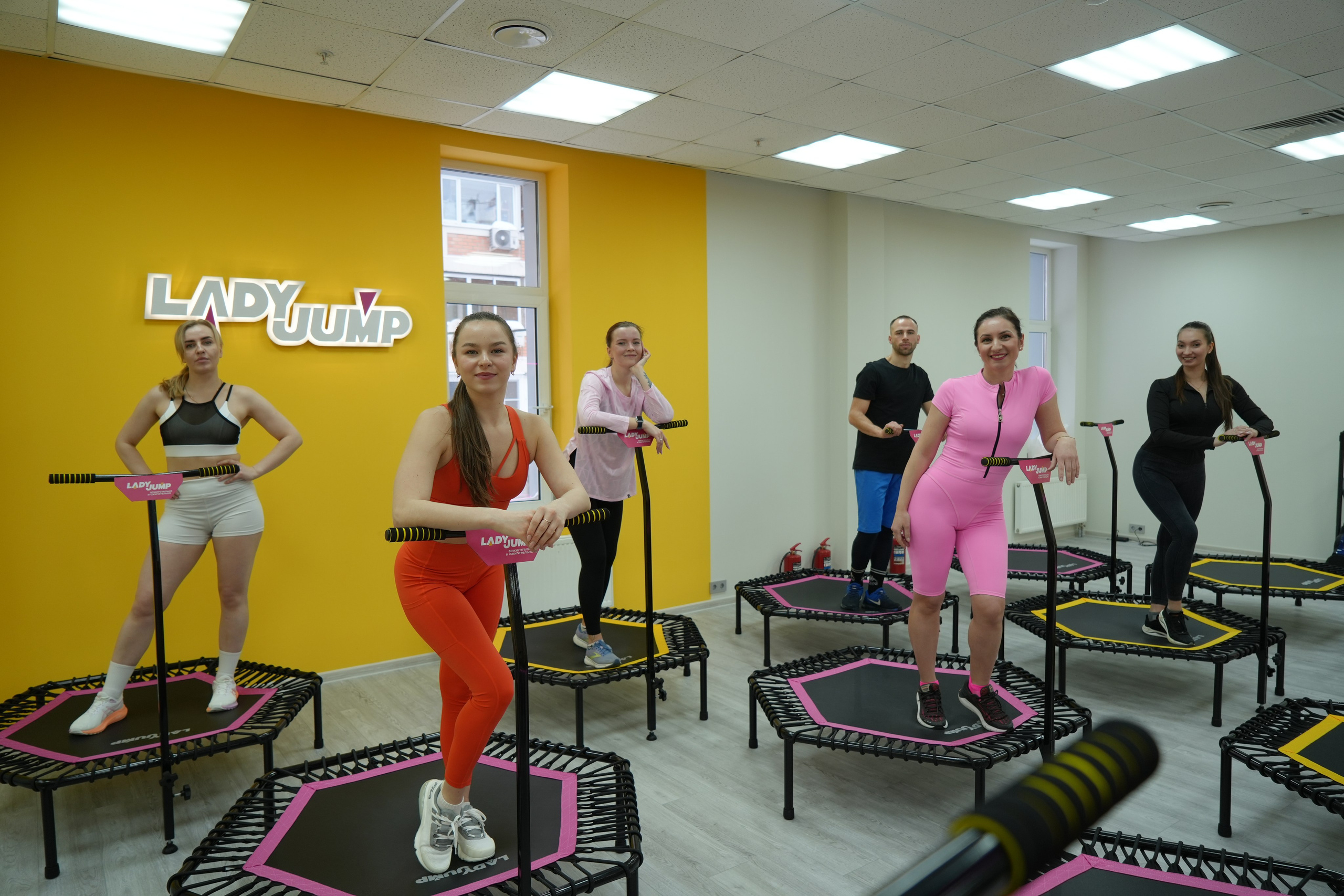 Открытие батутного центра «Lady Jump». Видеограф и Фотограф в Москве