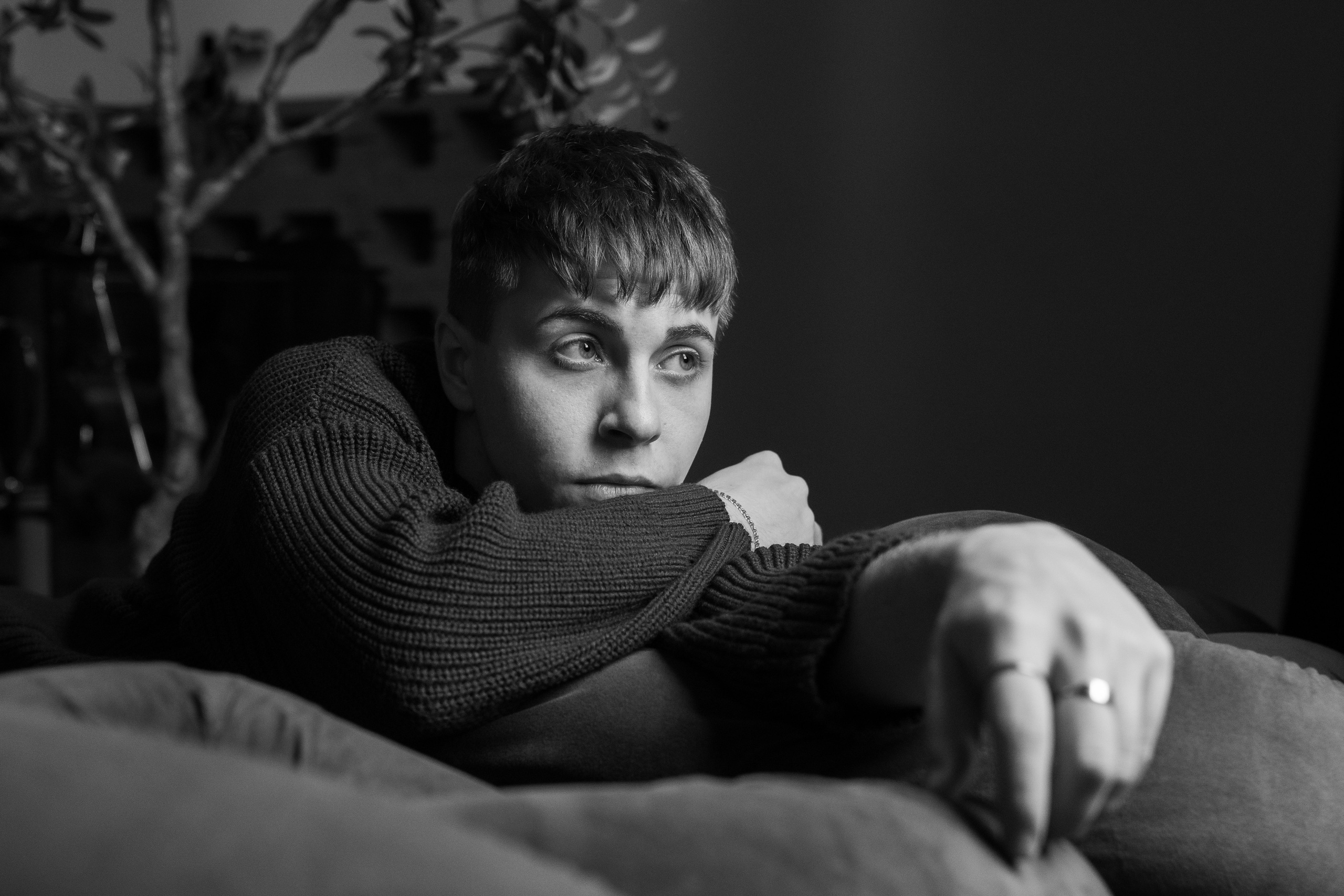 Мужской черно-белый портрет. Фотограф и видеограф в Москве Анна Матюхина