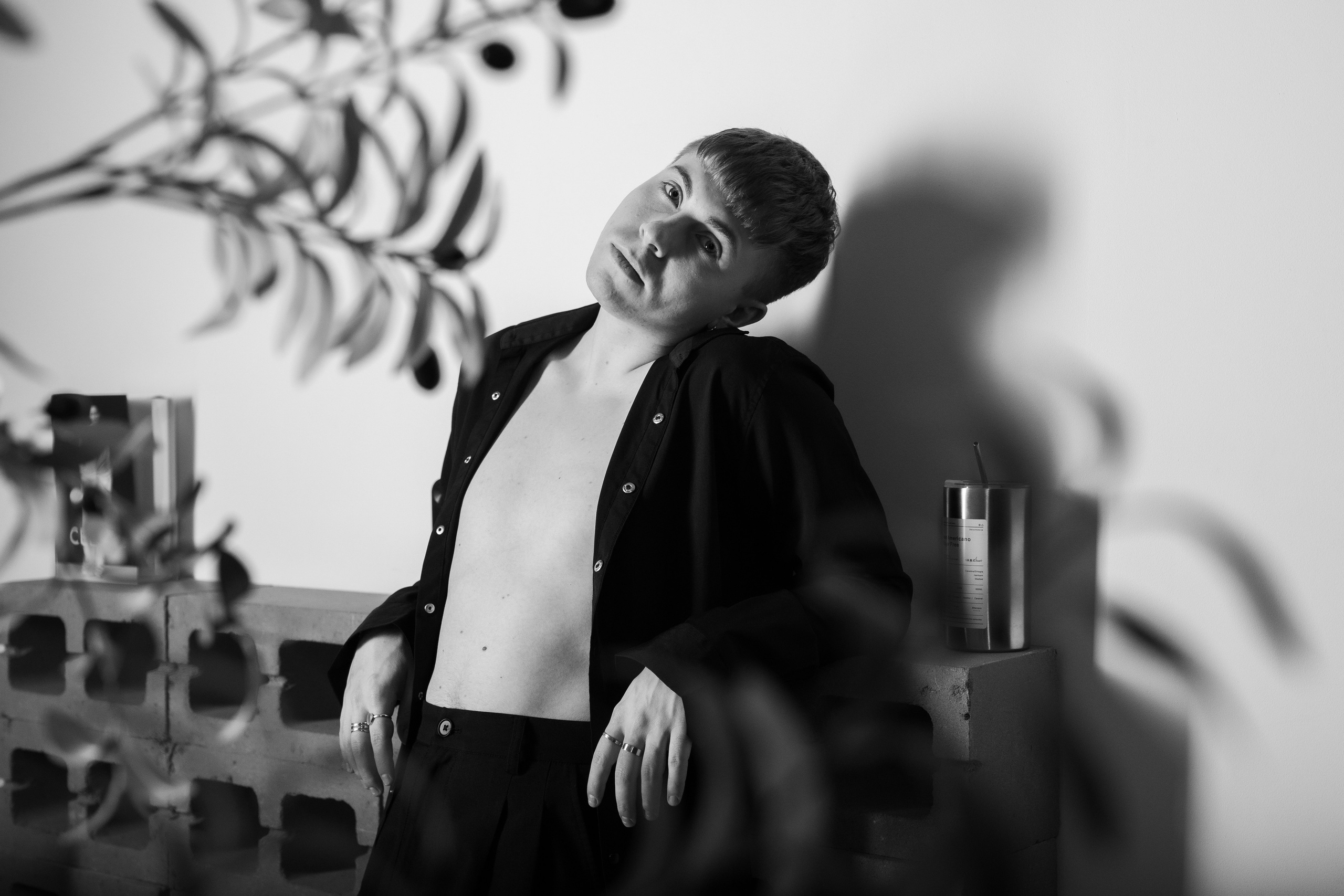 Мужской черно-белый портрет. Фотограф и видеограф в Москве Анна Матюхина