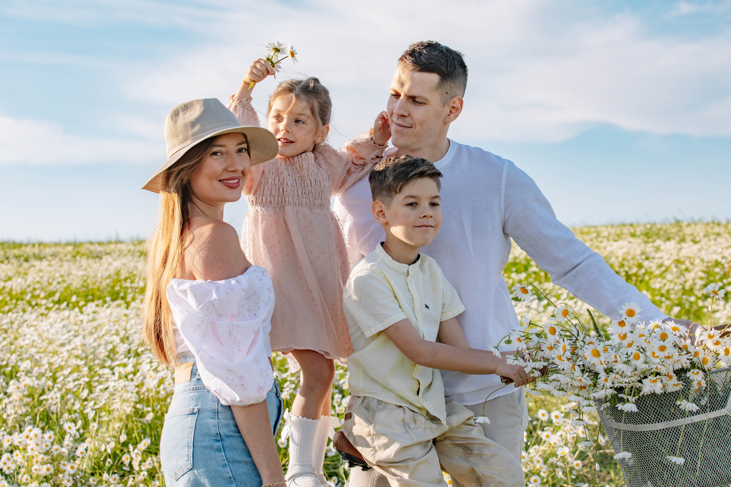 Ромашковое поле. Фотограф в Москве Яна Полосина