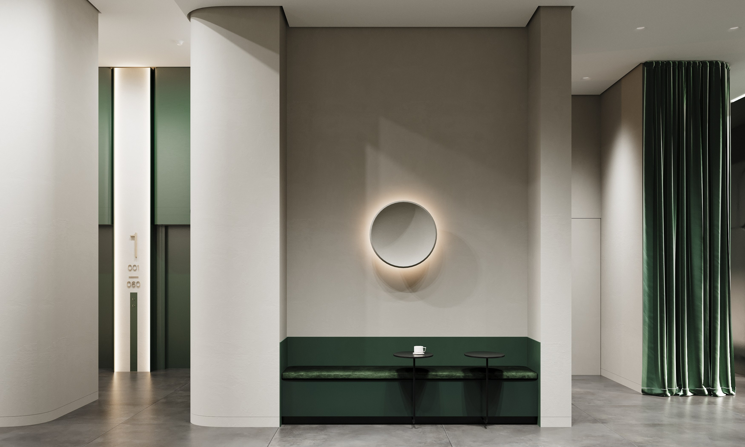 [Green] Common Areas Sochi | Balcon Studio. Середа Юлия | Визуализация