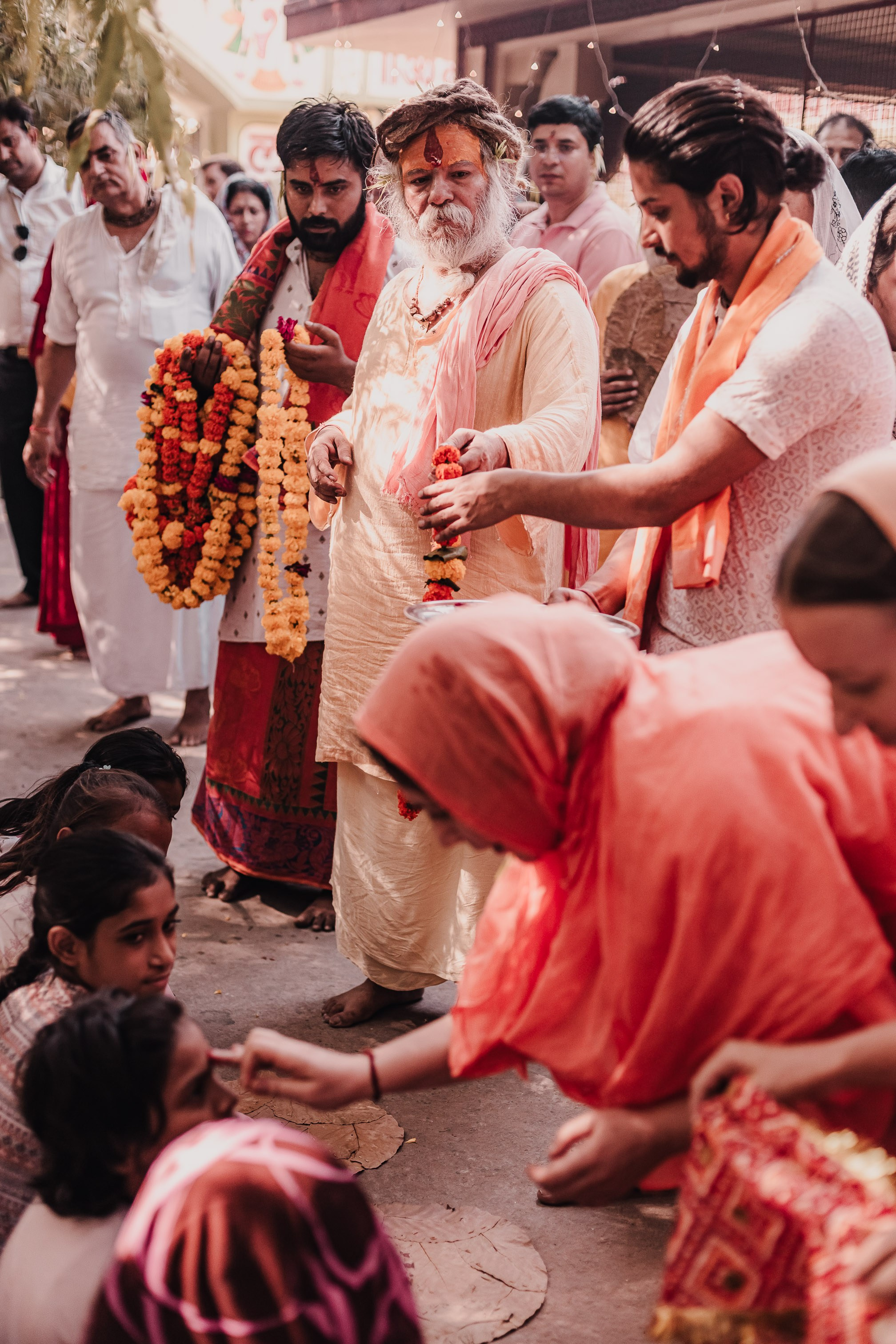 Navaratri yajna at Devraha Baba Ji ashram. Мариам Багдасарян