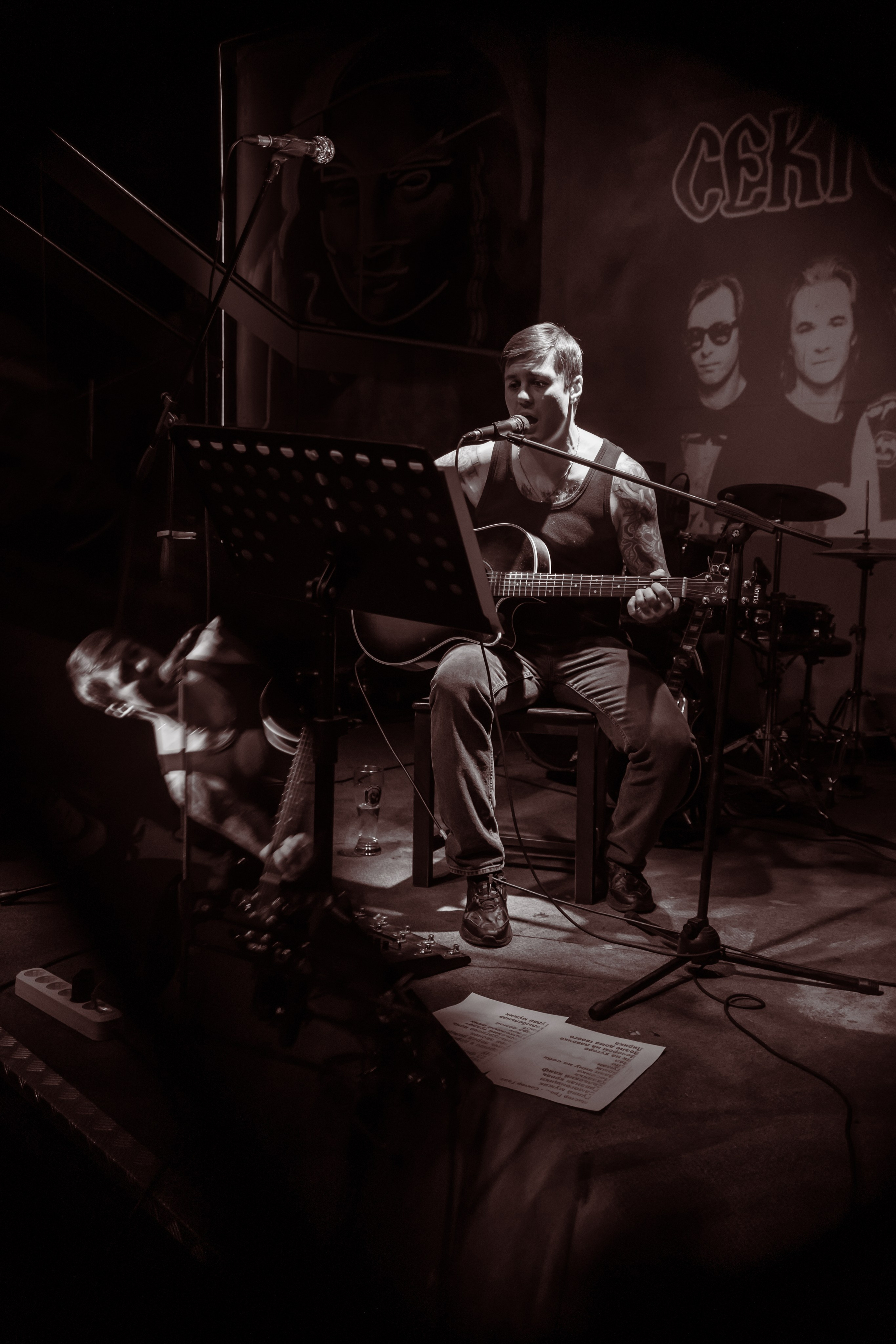 Антон Макаров. Трибьют «Сектор газа», клуб-галерея Эрмитаж. 07.12.2024. Фотограф Регина Крикунова г. Красноярск