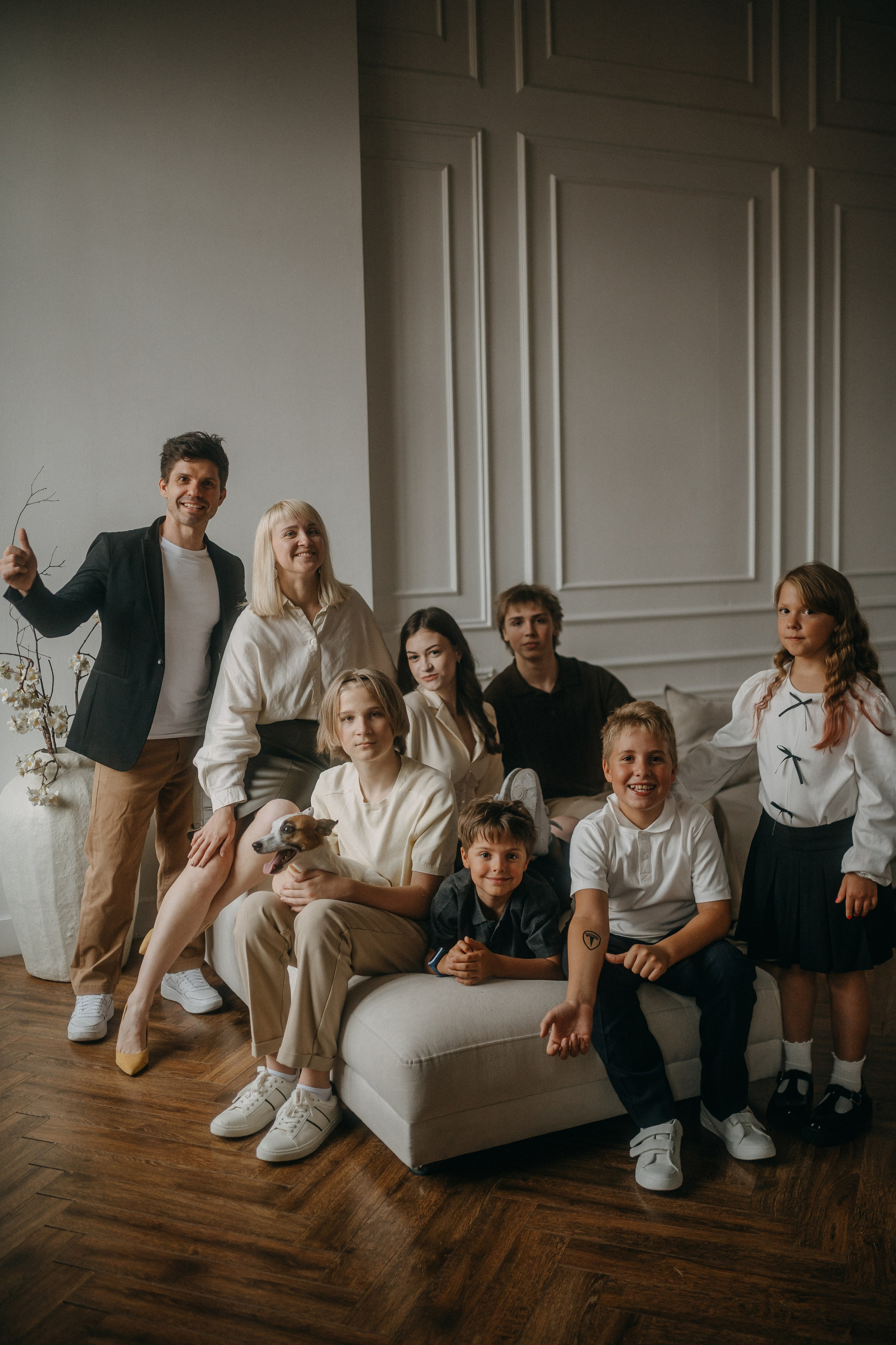 Большая семья. Фотограф в Санкт Петербурге Лара Великова