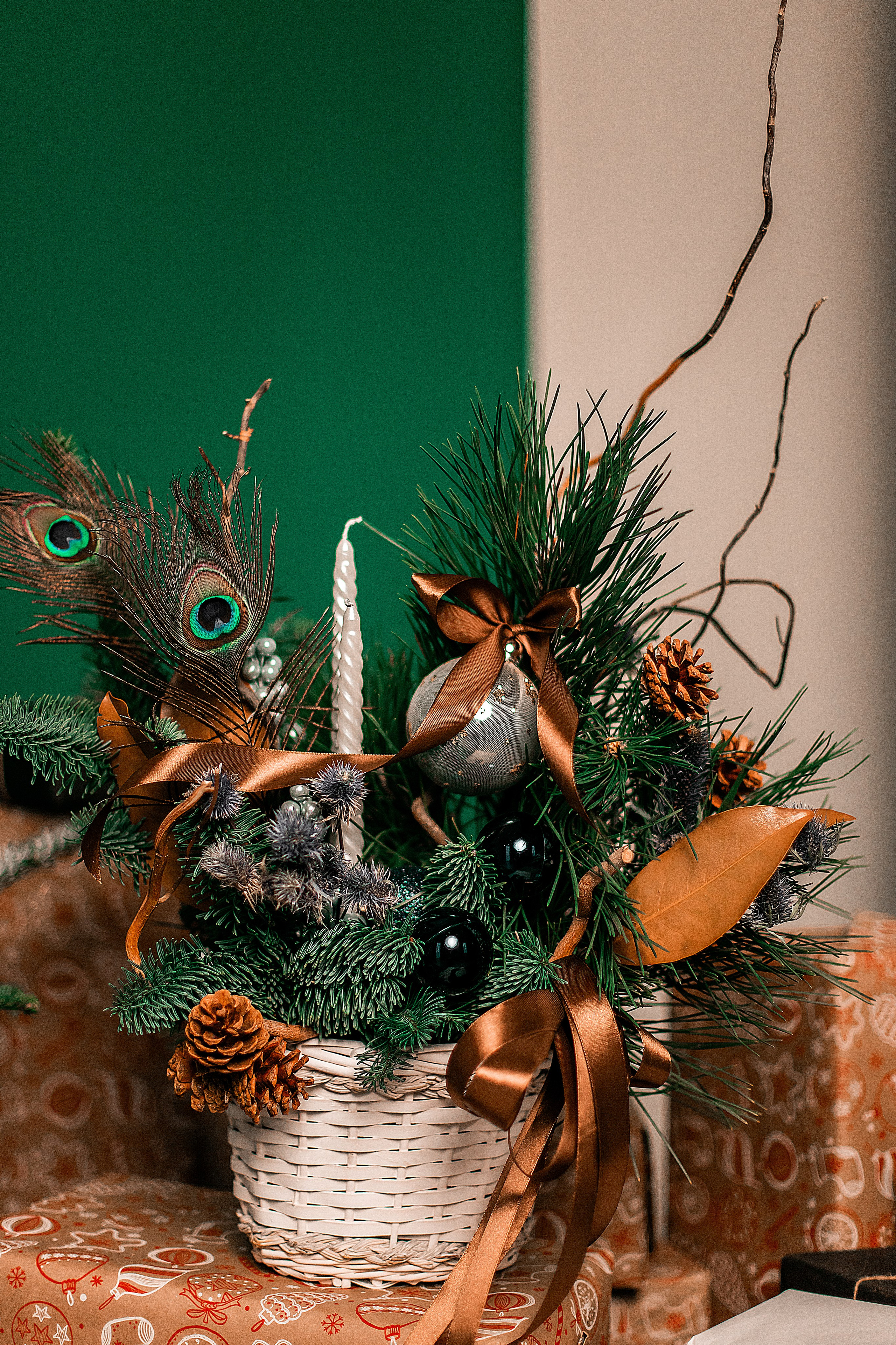 Новогодняя съемка для цветочного бутика. Семейный и индивидуальный фотограф в Ростове-на-Дону