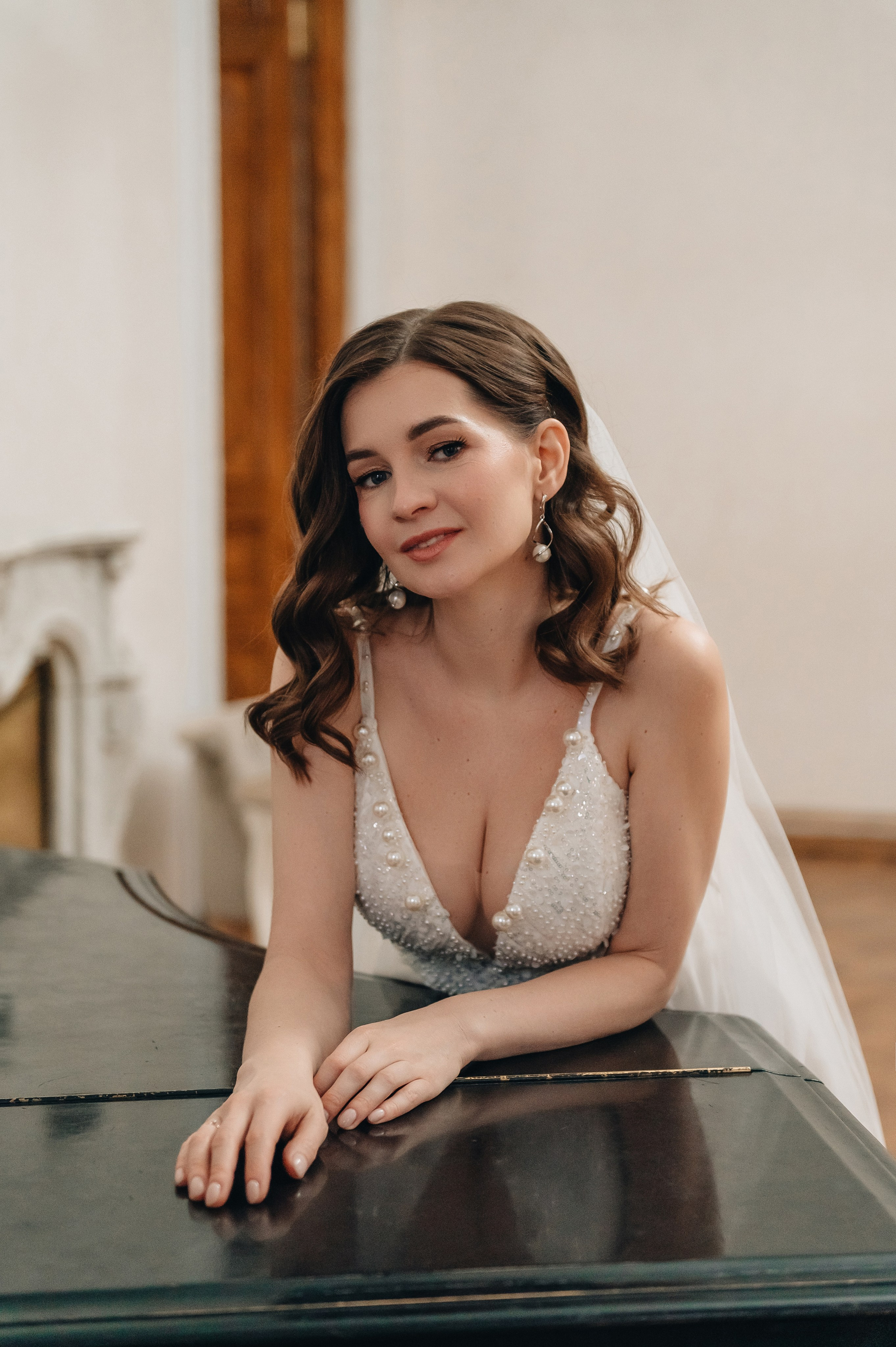 Свадебная фотосессия в библиотеке им. Пушкина. Портретный фотограф Москва Светлана Кашура