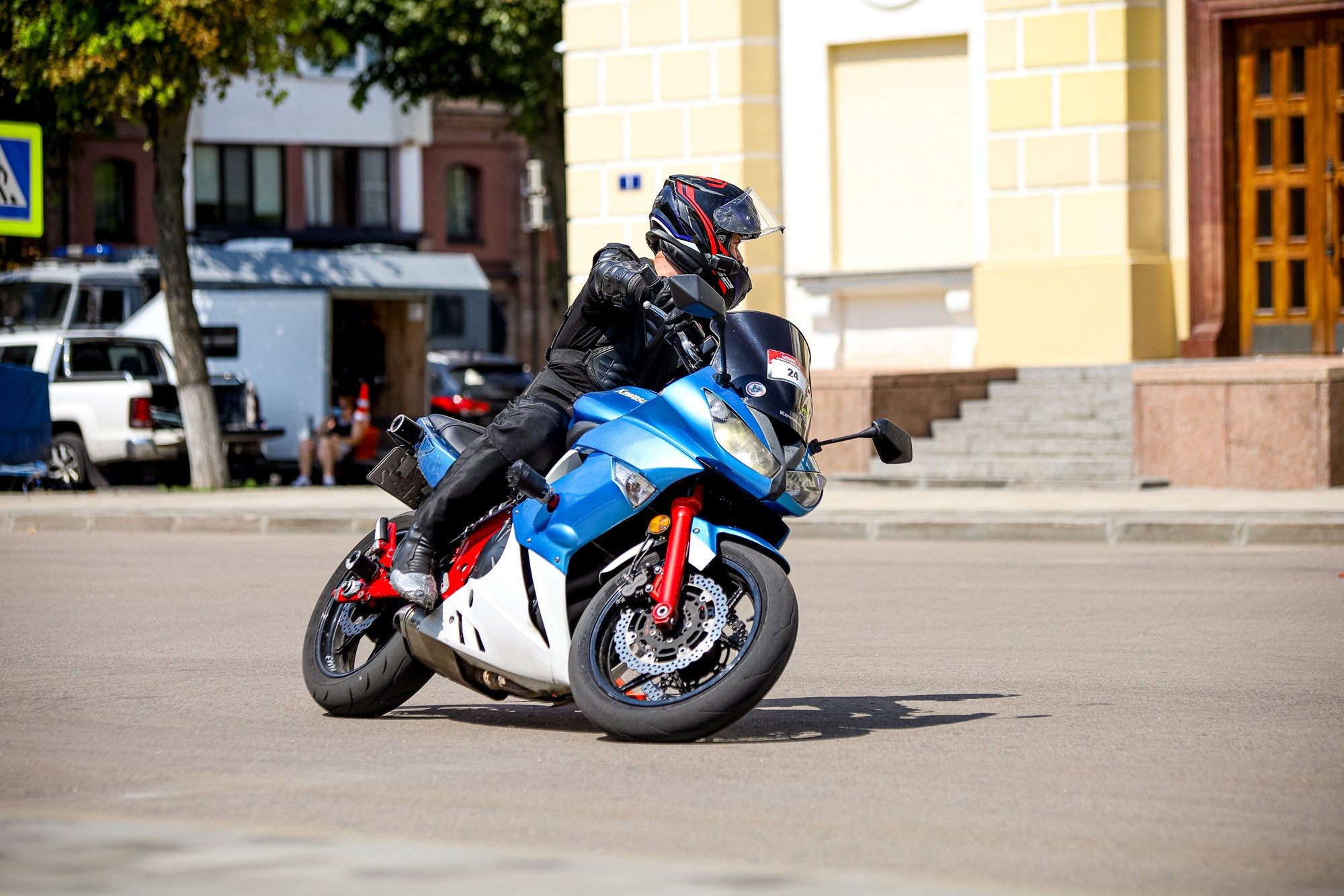 Кубок России по фигурному управлению мотоциклом. Спортивный фотограф Вадим Добедченков