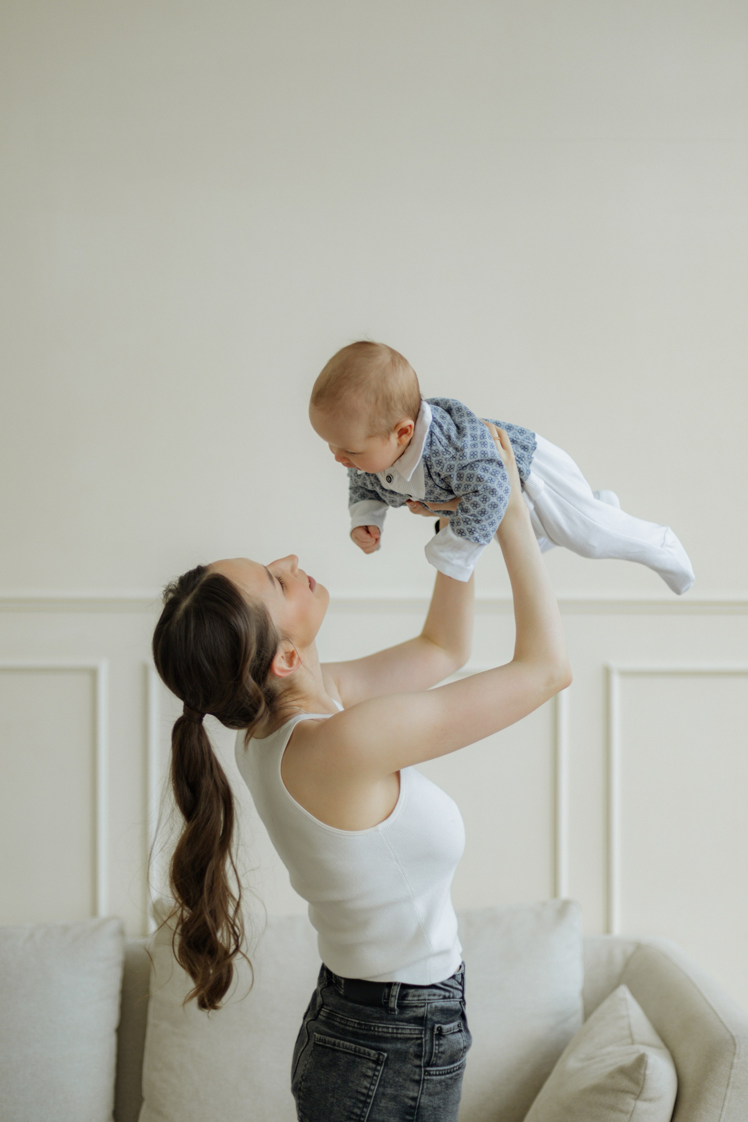 Ксения с сыном. Кузьмина Анастасия — контент-фотограф | Москва