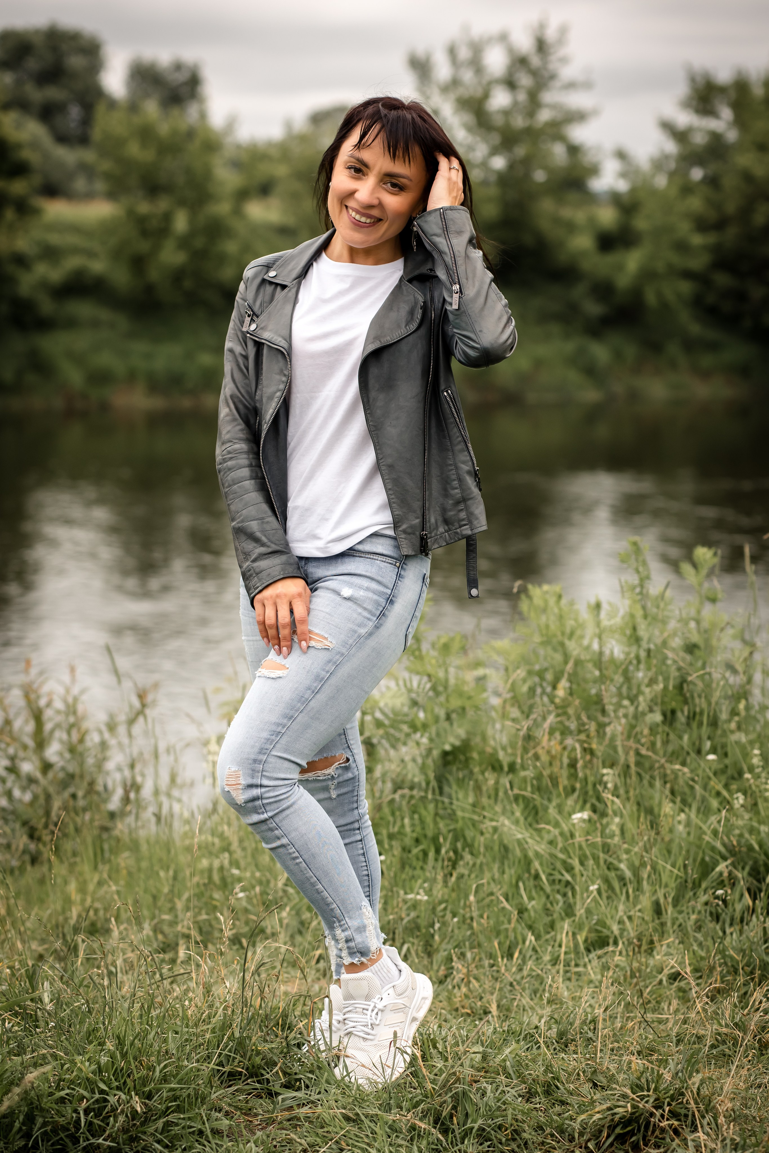 Катя с детками