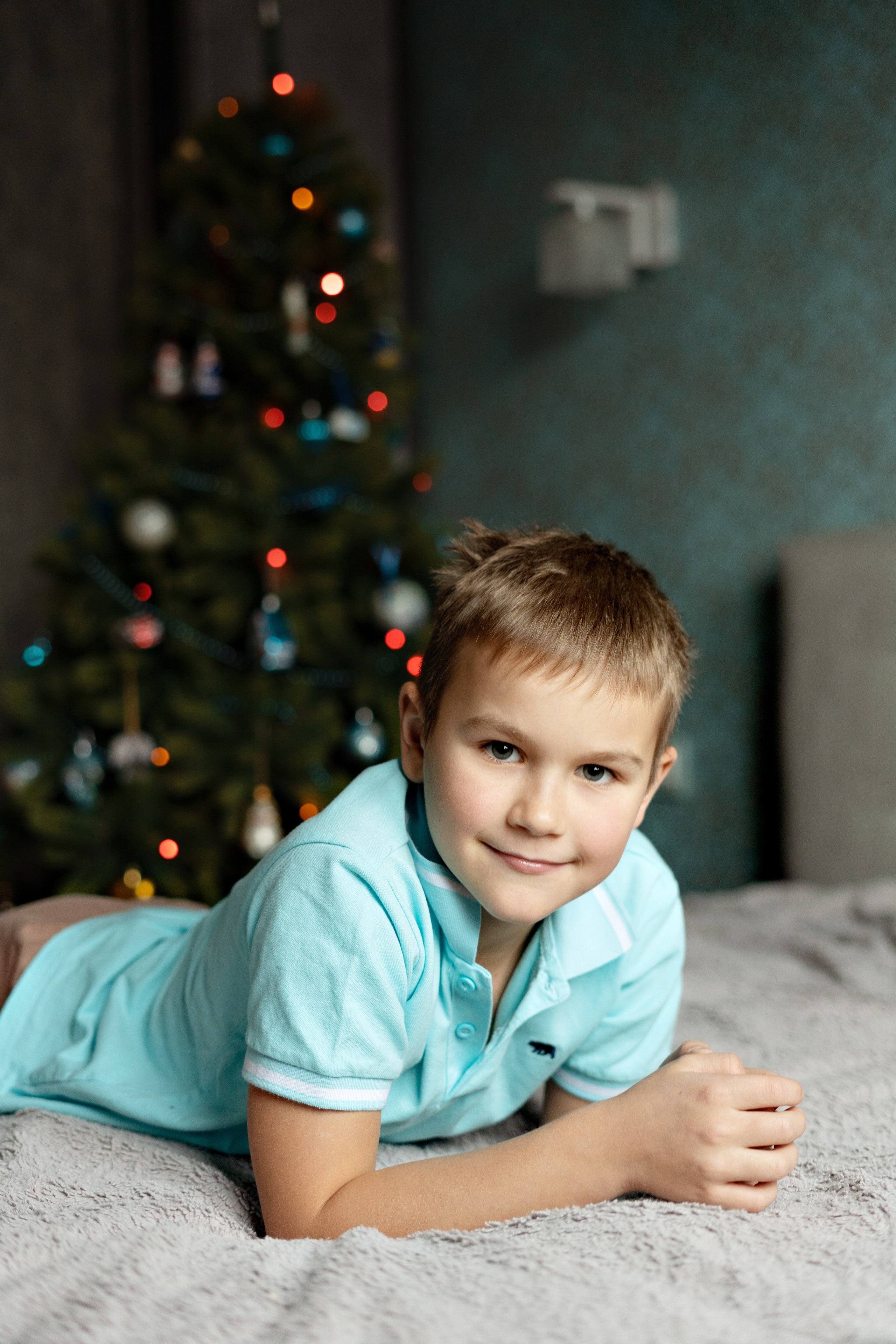 Новогодняя домашняя фотосессия (комната в квартире 14 кв.м). Семейный и детский фотограф в Москве Екатерина Офицерова