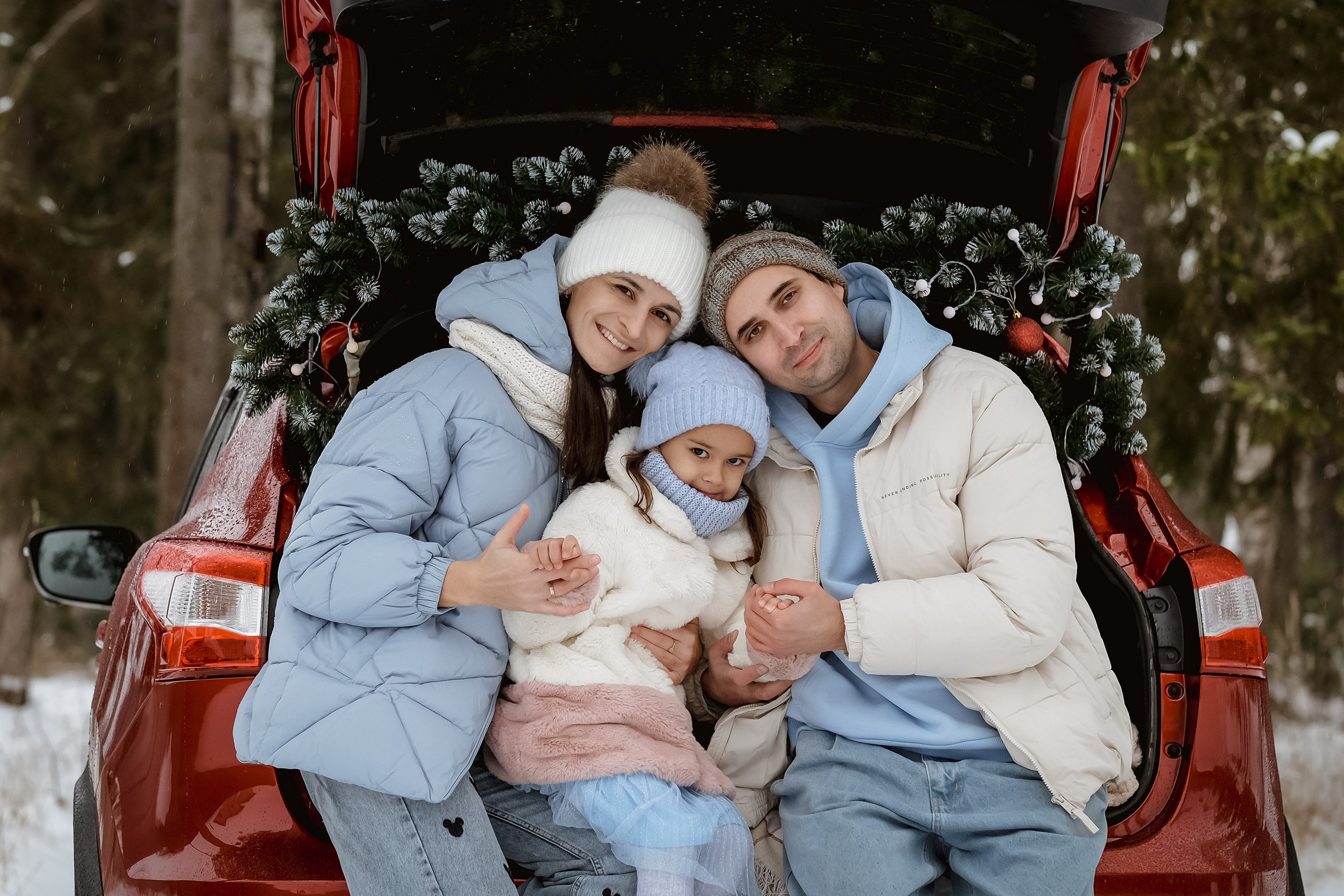Новогодние семейные фото. Свадебный и семейный фотограф Амина Шабанова