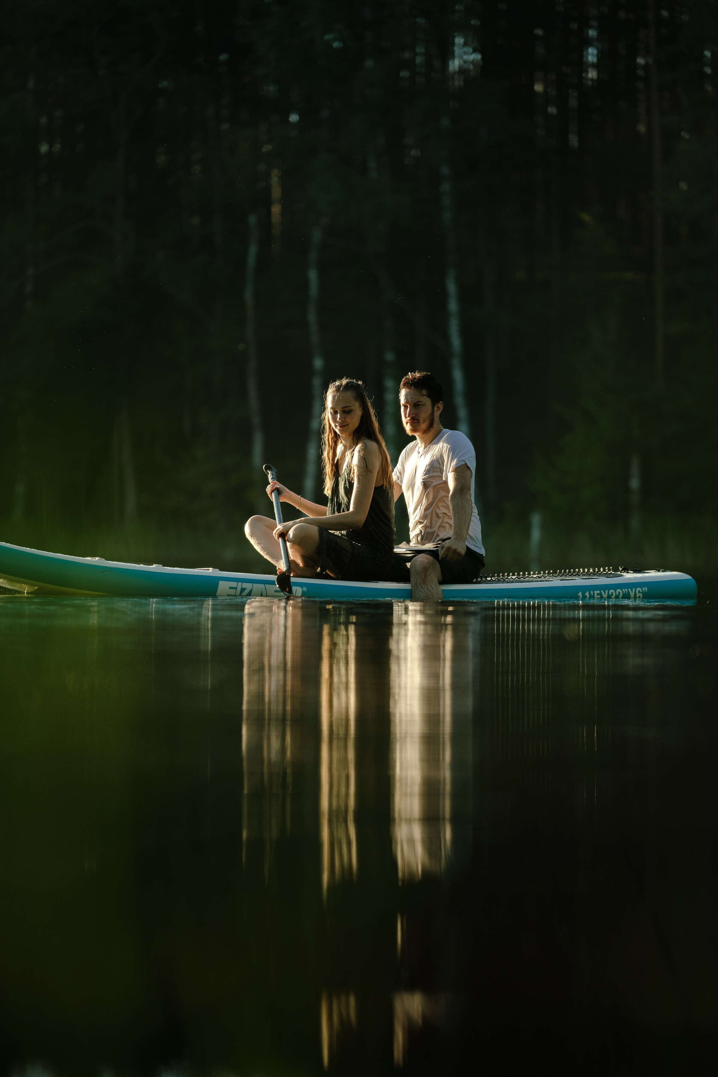 Петя и Лина, на сапах. Интерьерный фотограф и видеограф в Санкт-Петербурге Вадим Балбашевский