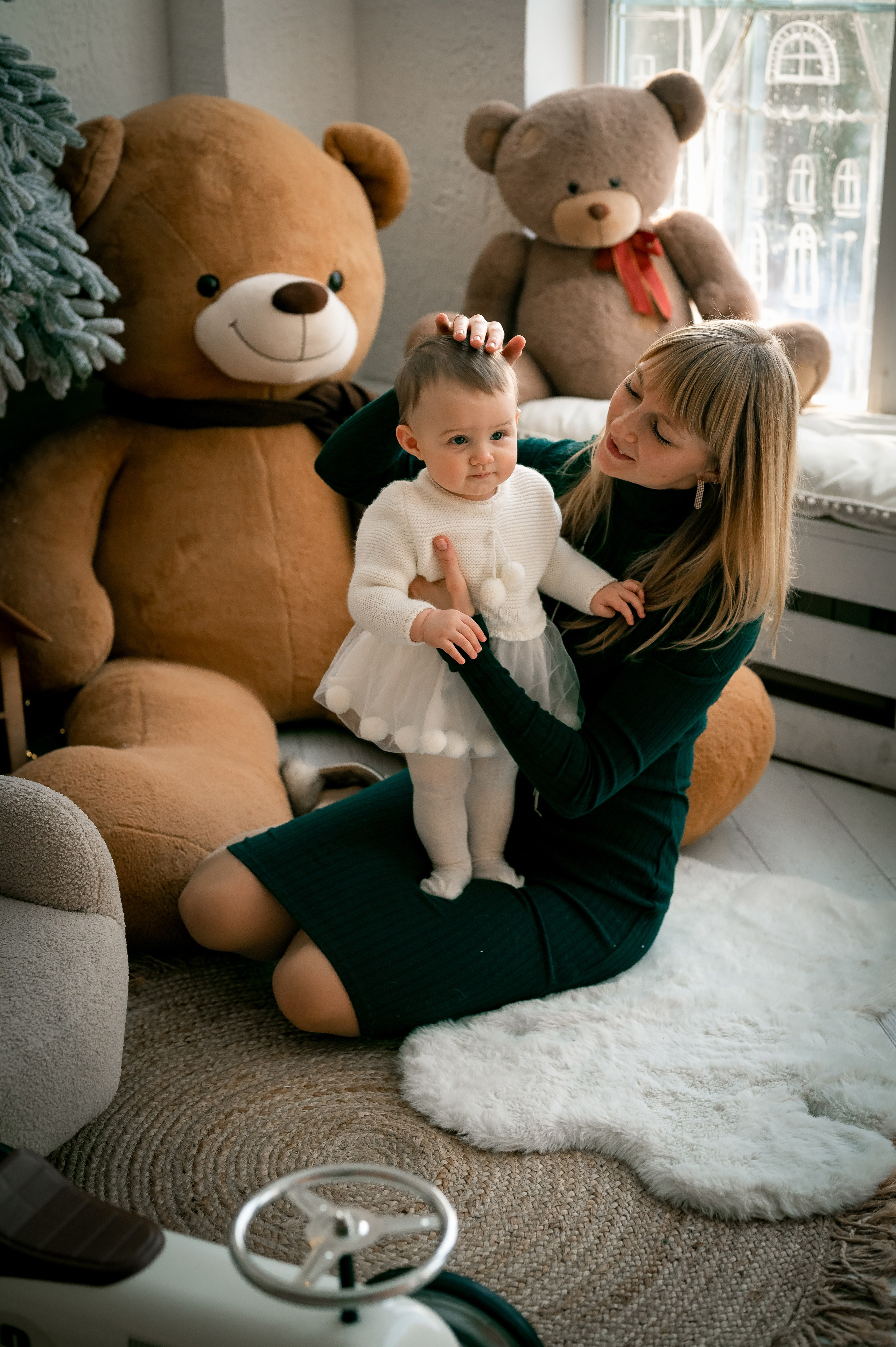 Новый год в студии. Фотограф новорождённых, семейный, школьный в городе Калуге Евгения