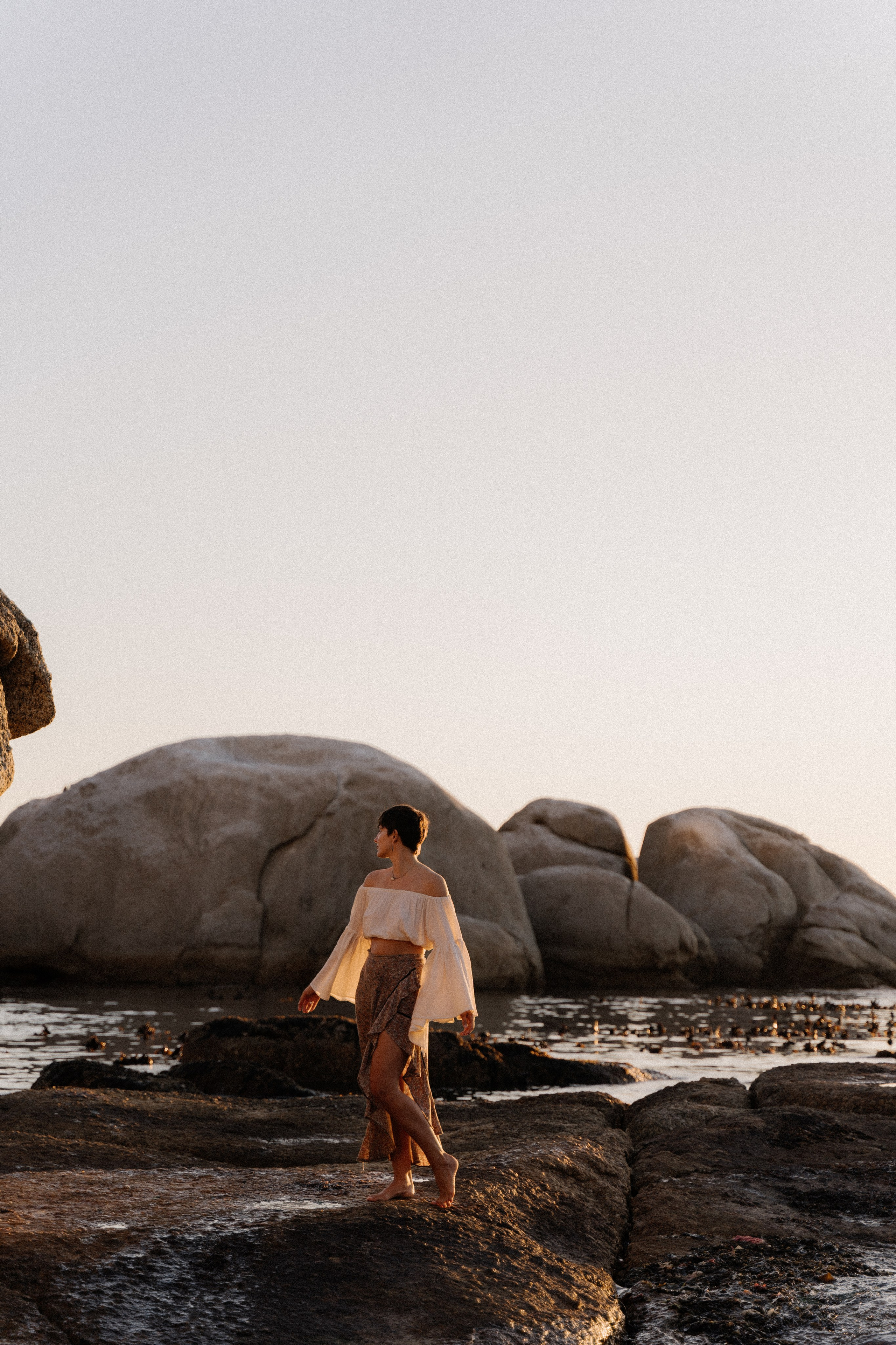 Evening on the beach. Фотограф в Кейптауне