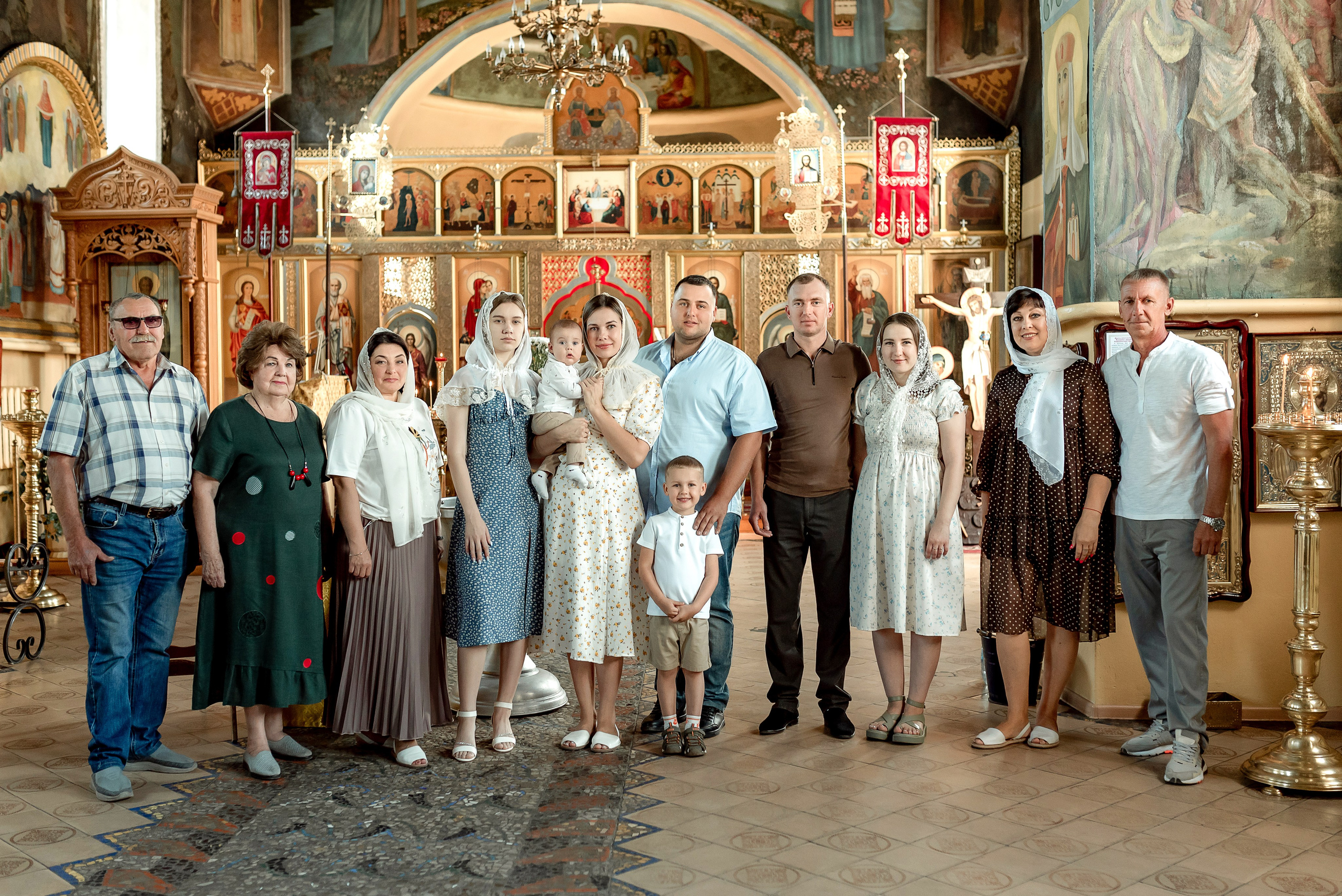 Крещение Захара. Семейный и детский фотограф Наталья Горда