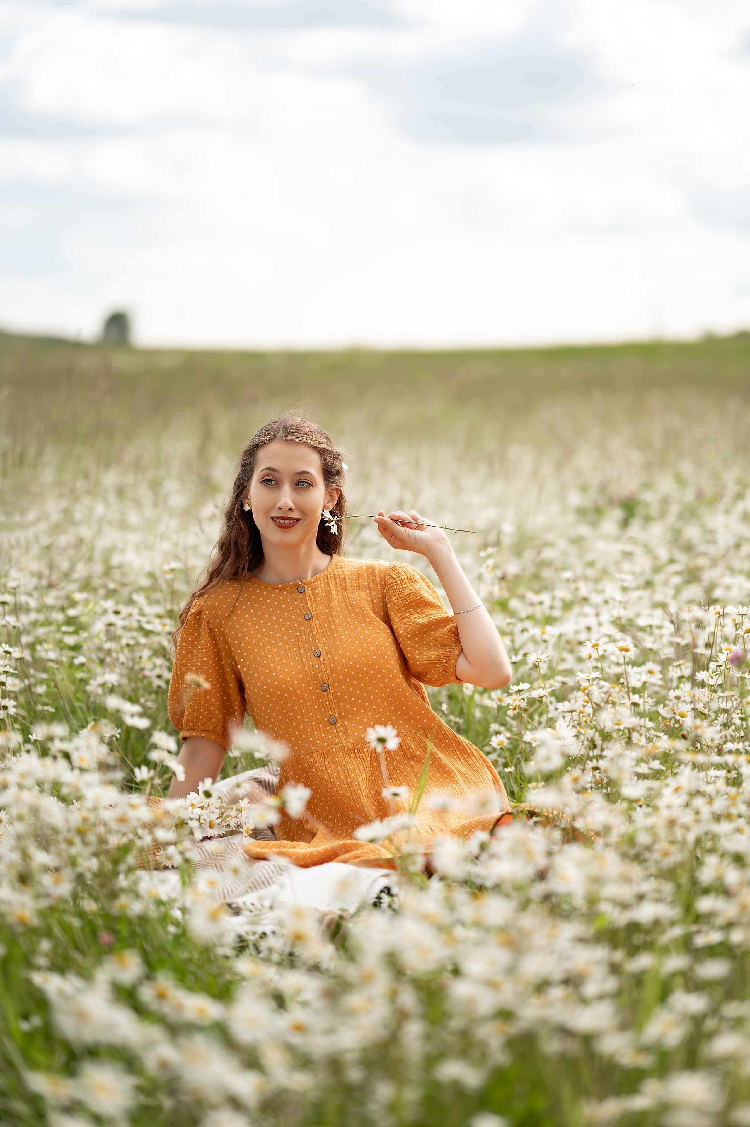 Ромашковое поле. Детский и семейный фотограф г. Москва Оксана Катаджи