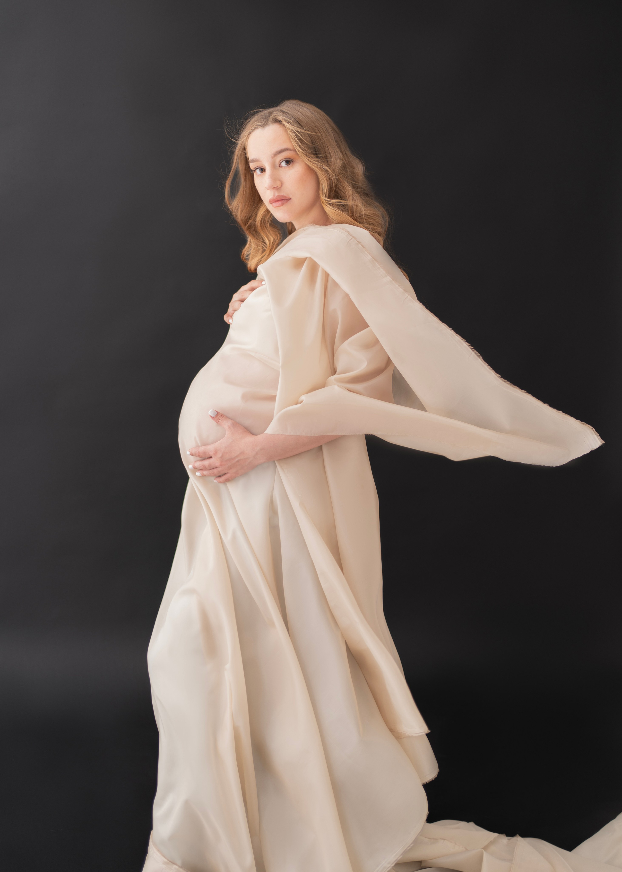 Фотосессия беременной с тюлем с тканью нежные фотографии беременных Беременность Pregnancy Линдберг Идеи для фотосессии беременной Фотосессия беременной